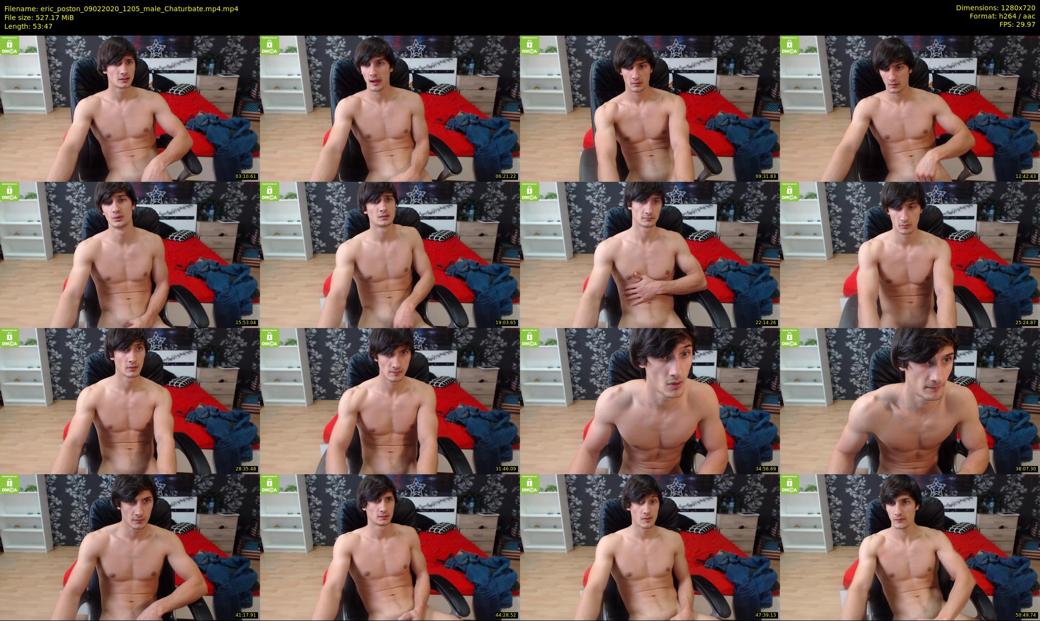 eric_poston — 54 minute Chaturbate male cam show recording, 720p, Feb 9, 2020