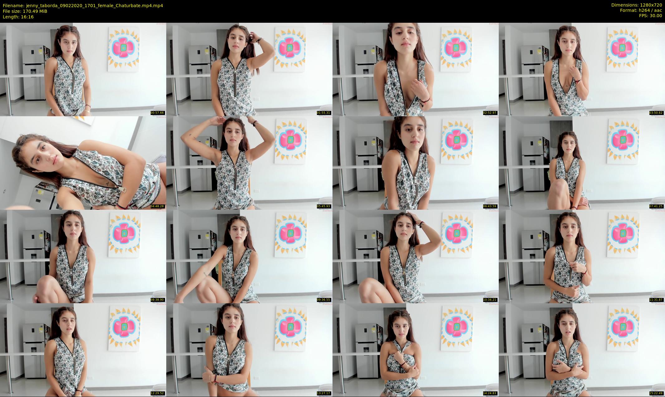 jenny_taborda — 17 minute Chaturbate female cam show recording, 720p, Feb 9, 2020