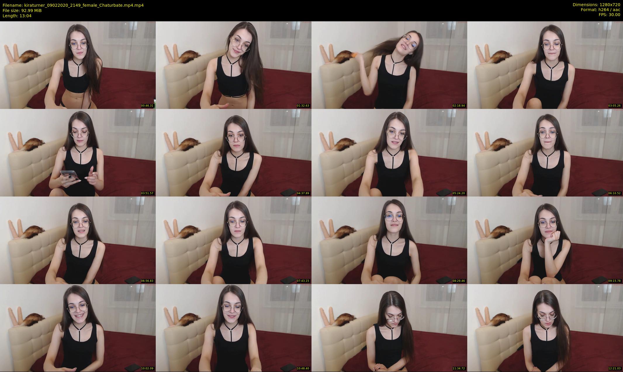 kiraturner — 14 minute Chaturbate couple cam show recording, 720p, Feb 9, 2020