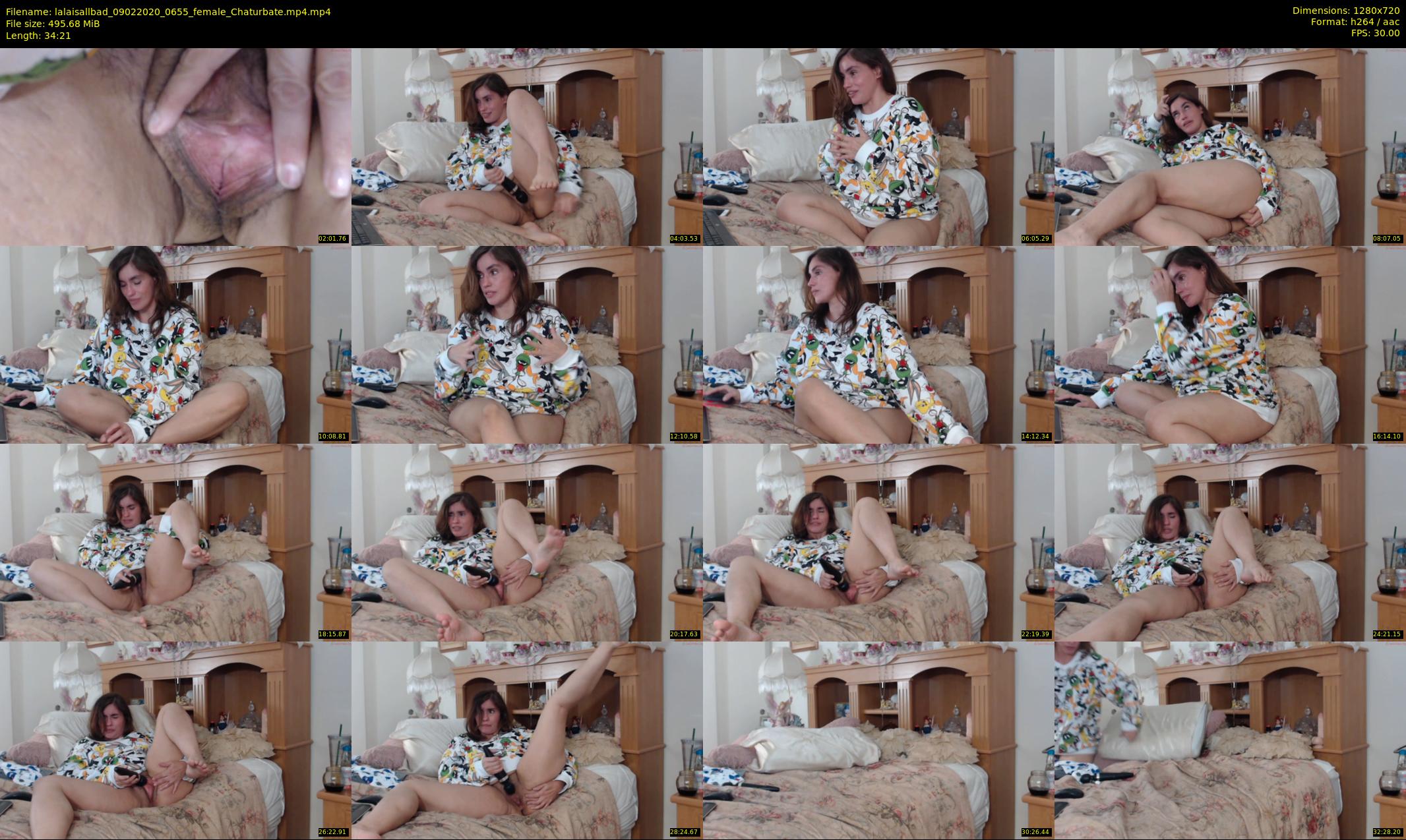 lalaisallbad — 35 minute Chaturbate female cam show recording, 720p, Feb 9, 2020