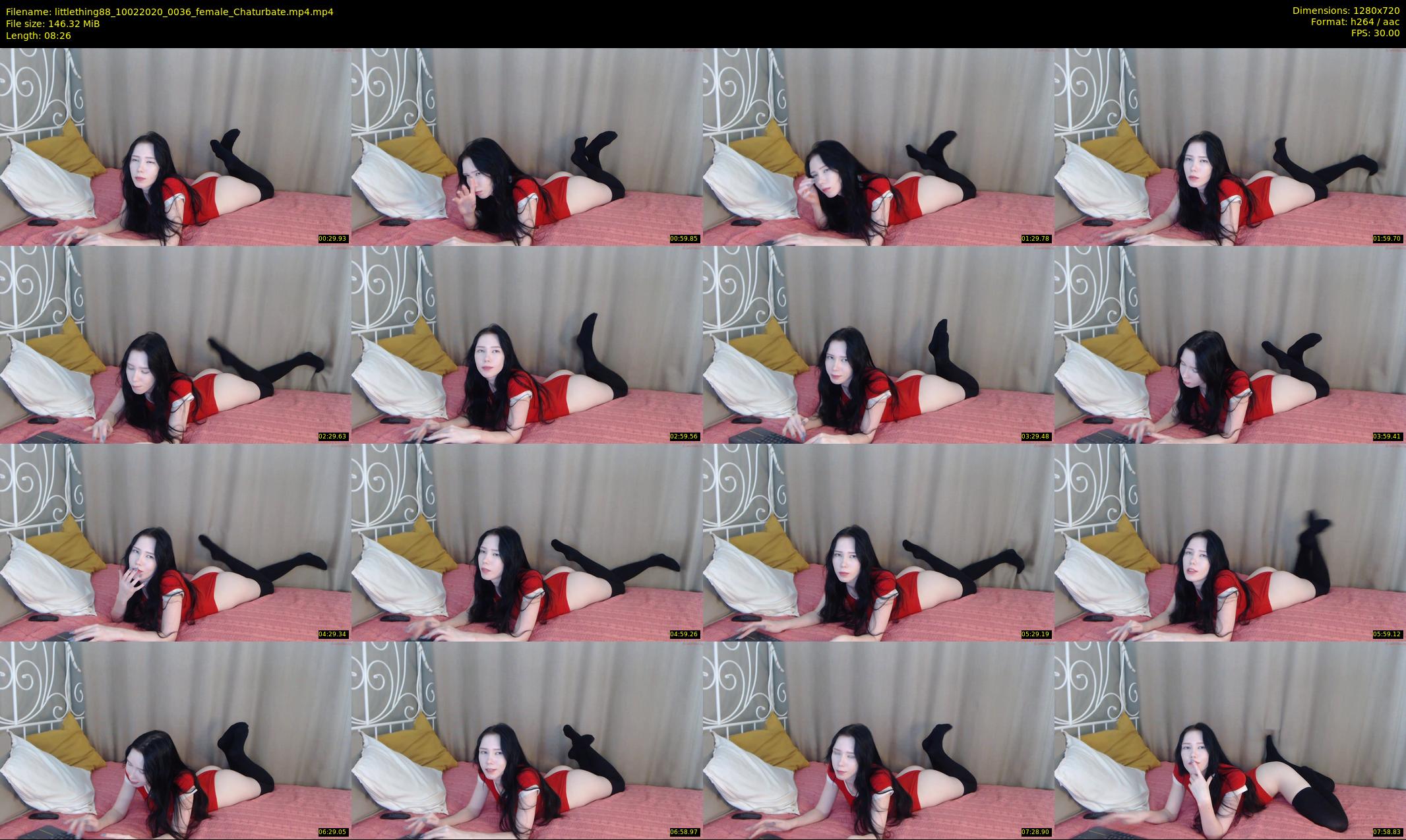 littlething88 — 9 minute Chaturbate female cam show recording, 720p, Feb 10, 2020