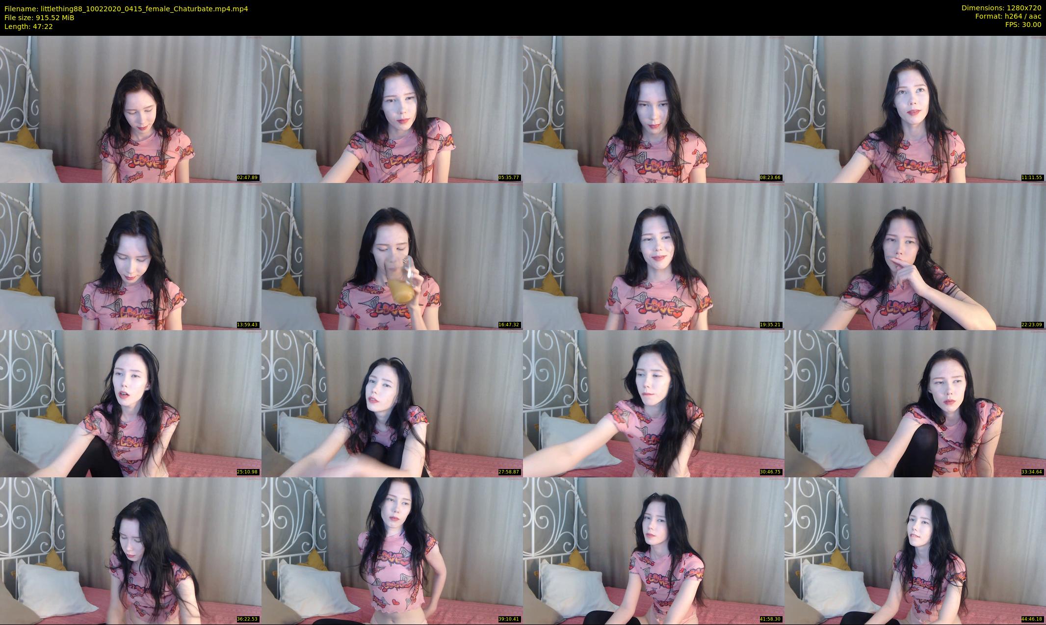 littlething88 — 48 minute Chaturbate female cam show recording, 720p, Feb 10, 2020