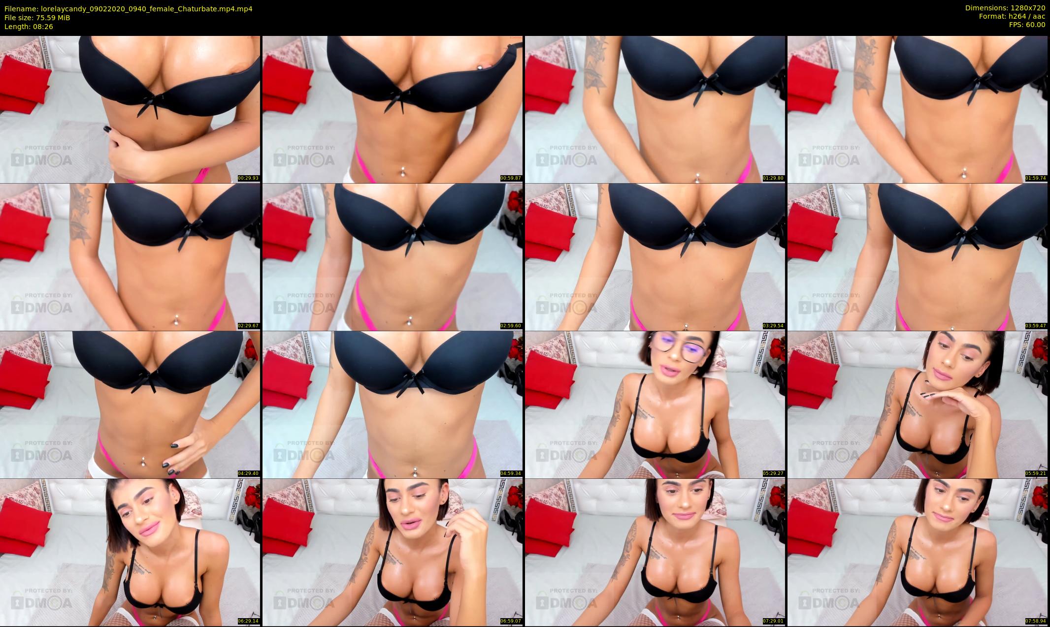 lorelaycandy — 9 minute Chaturbate female cam show recording, 720p, Feb 9, 2020