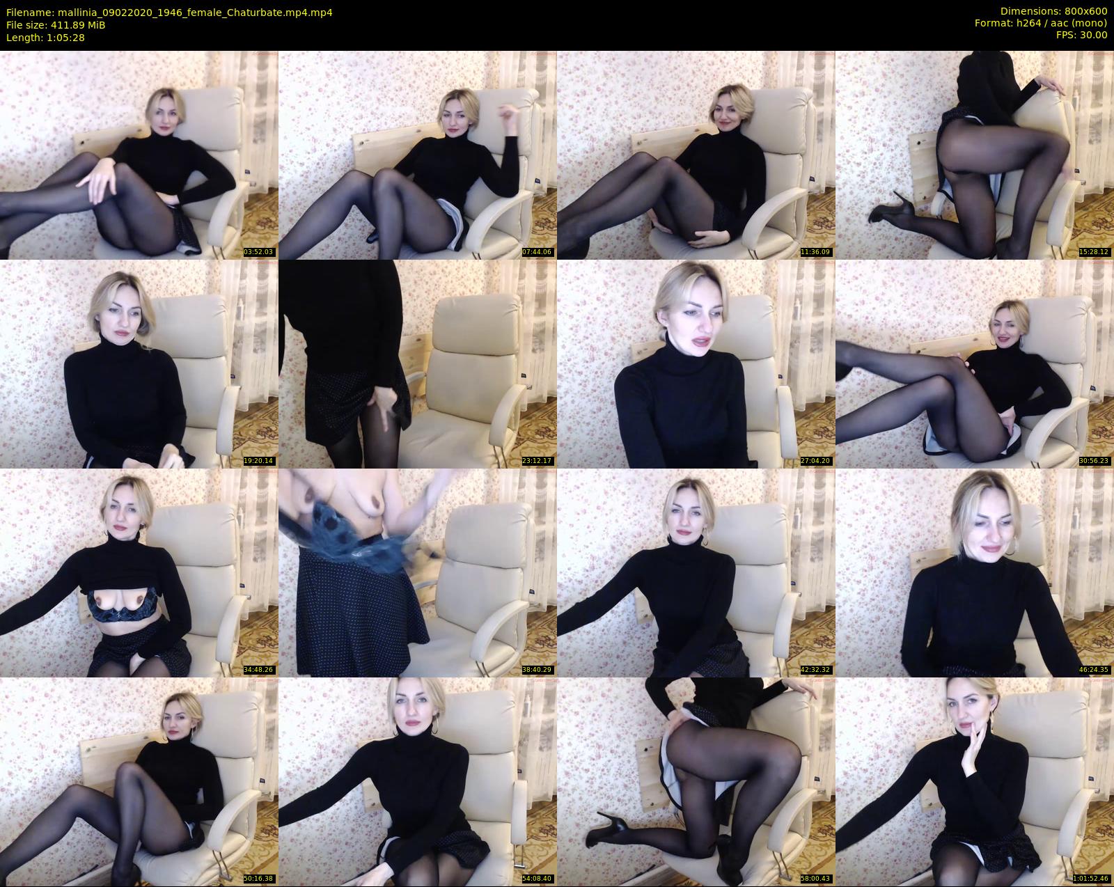 mallinia — 66 minute Chaturbate female cam show recording, 480p, Feb 9, 2020