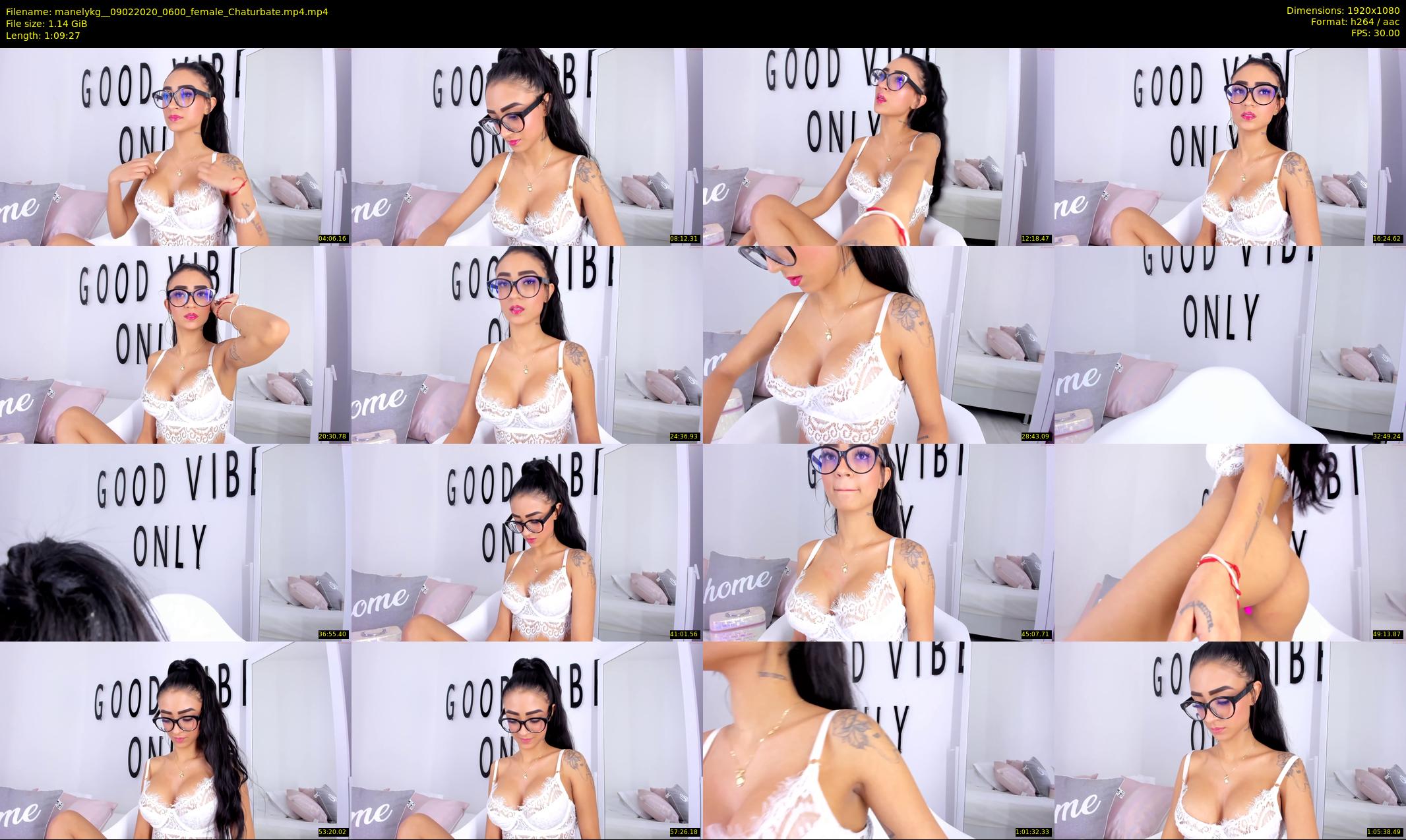 manelykg_ — 70 minute Chaturbate female cam show recording, 1080p, Feb 9, 2020