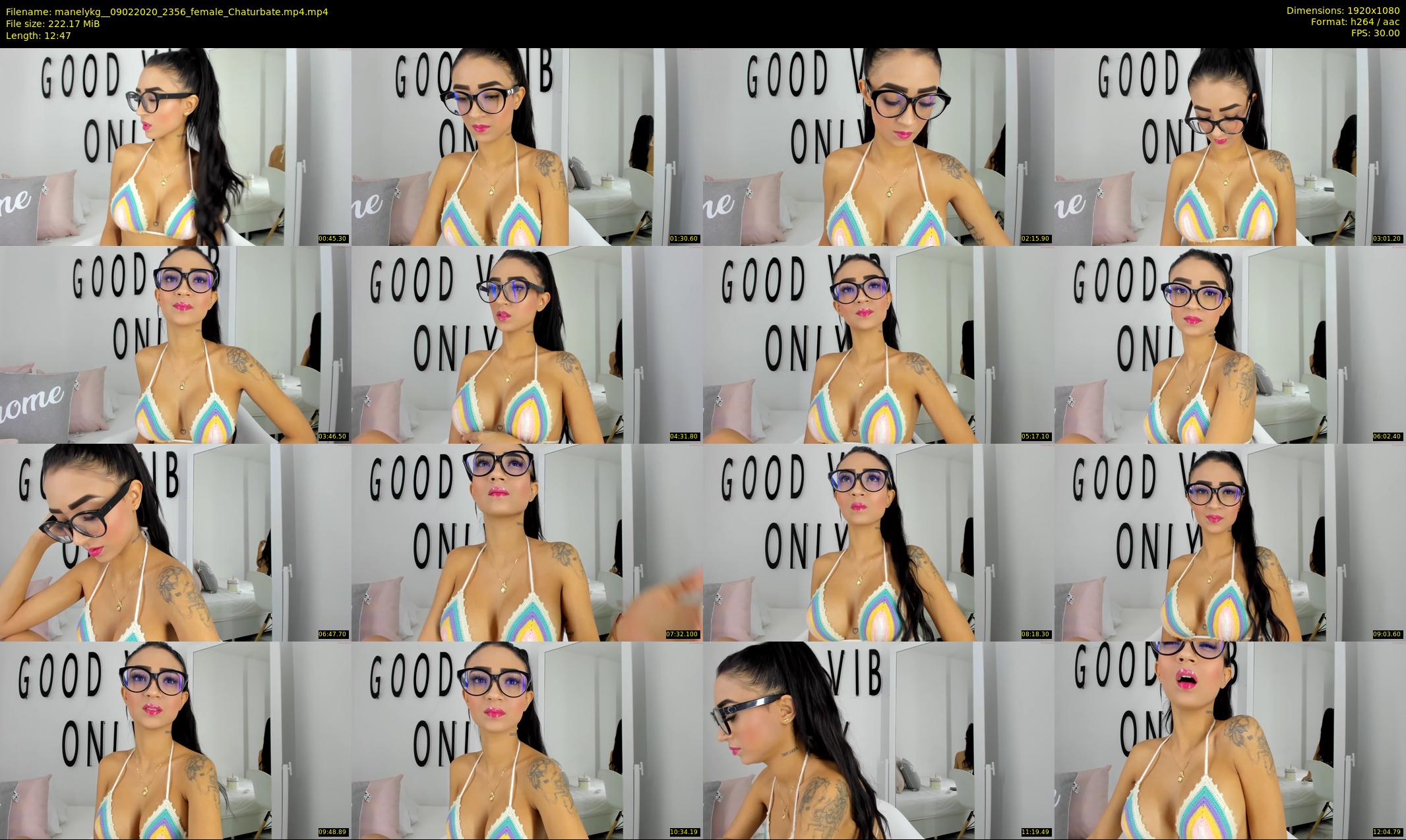 manelykg_ — 13 minute Chaturbate female cam show recording, 1080p, Feb 9, 2020