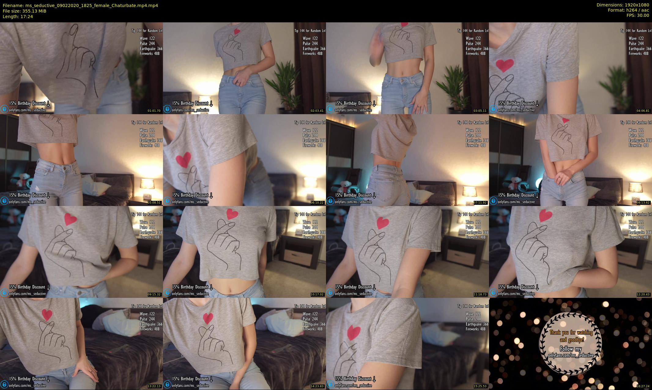 ms_seductive — 18 minute Chaturbate female cam show recording, 1080p, Feb 9, 2020