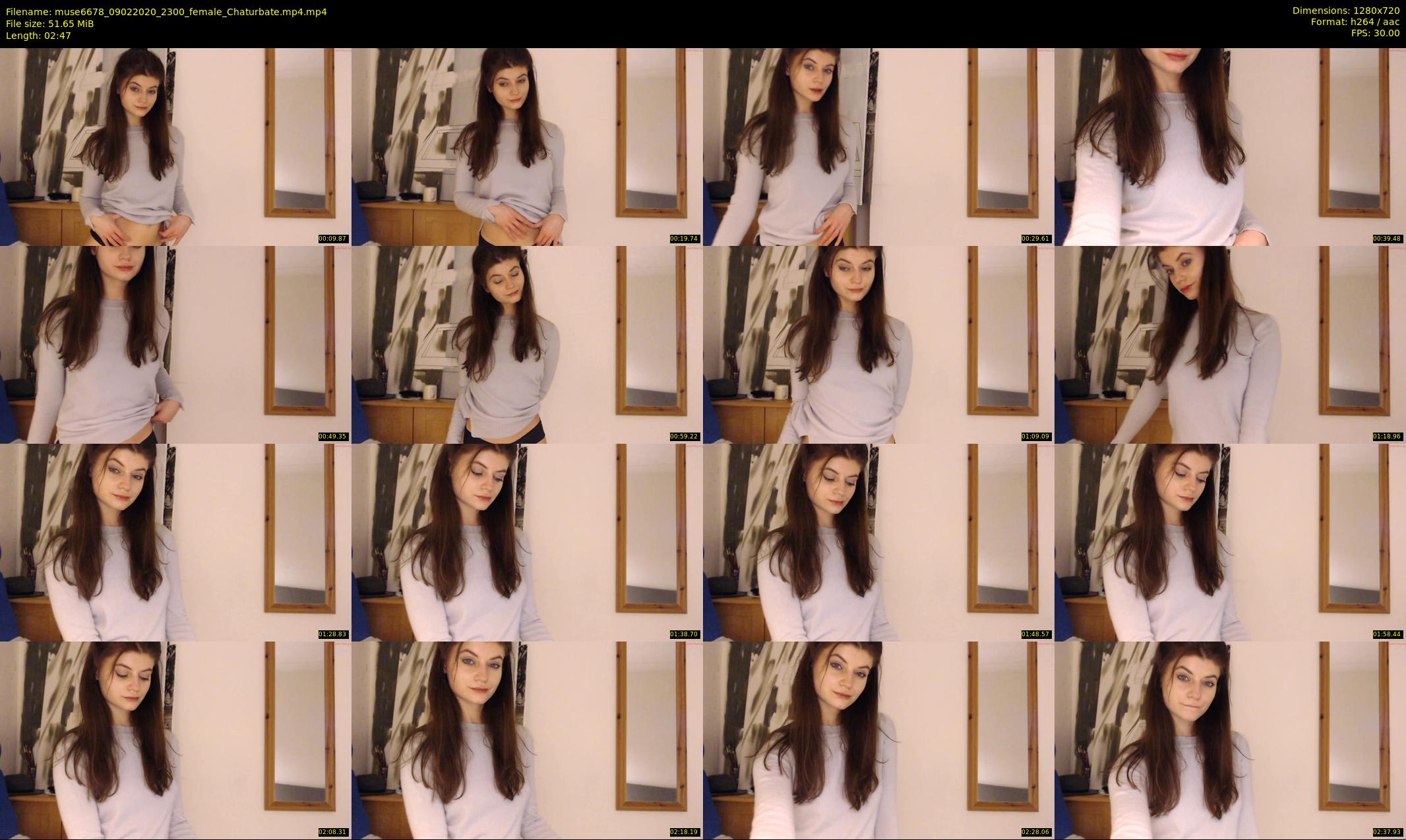 muse6678 — 3 minute Chaturbate female cam show recording, 720p, Feb 9, 2020