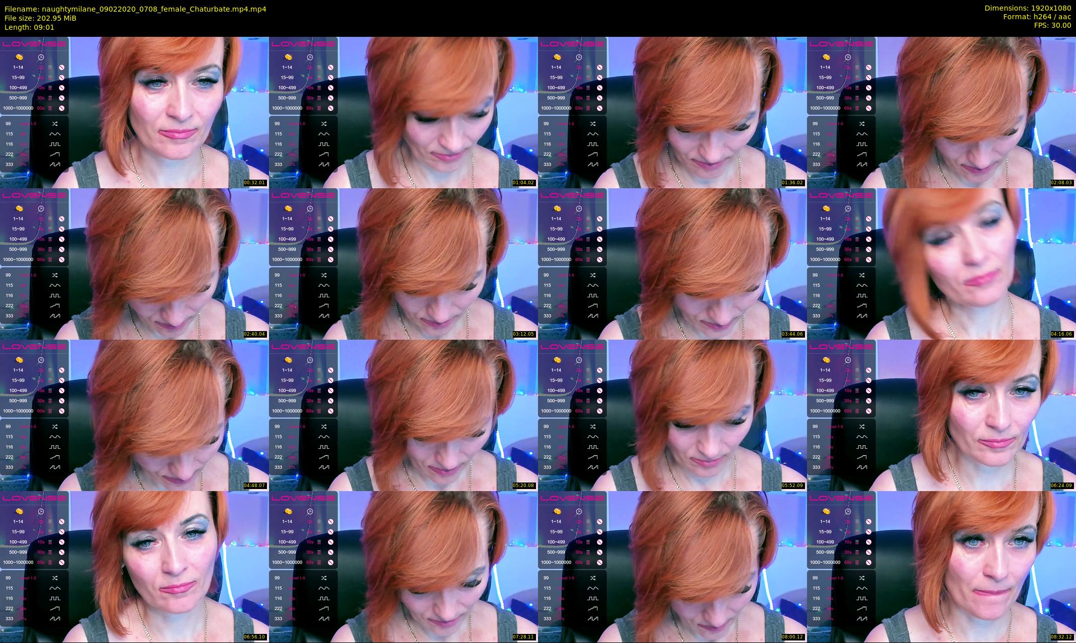 naughtymilane — 10 minute Chaturbate female cam show recording, 1080p, Feb 9, 2020