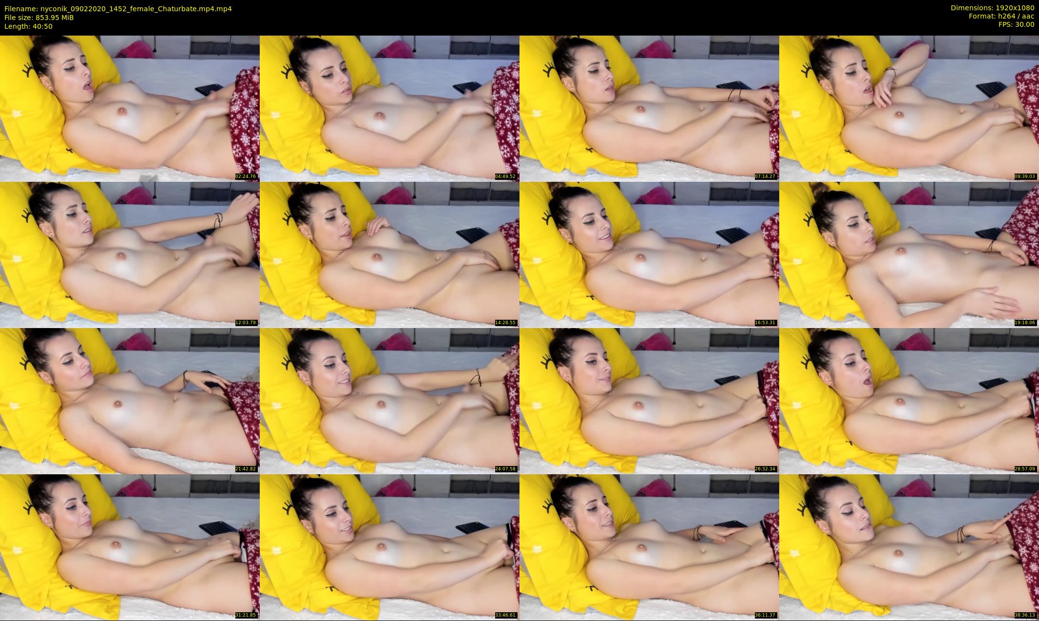nyconik — 41 minute Chaturbate female cam show recording, 1080p, Feb 9, 2020