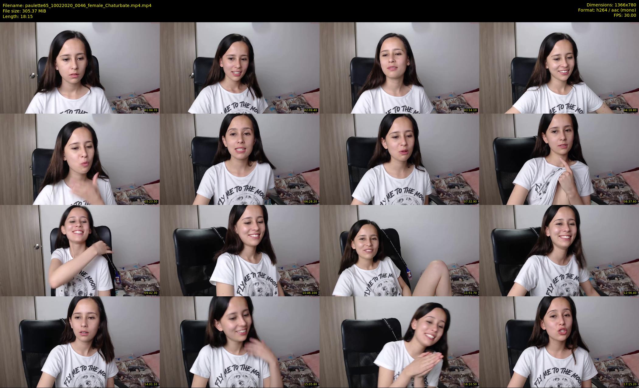 paulette65 — 19 minute Chaturbate female cam show recording, 720p, Feb 10, 2020