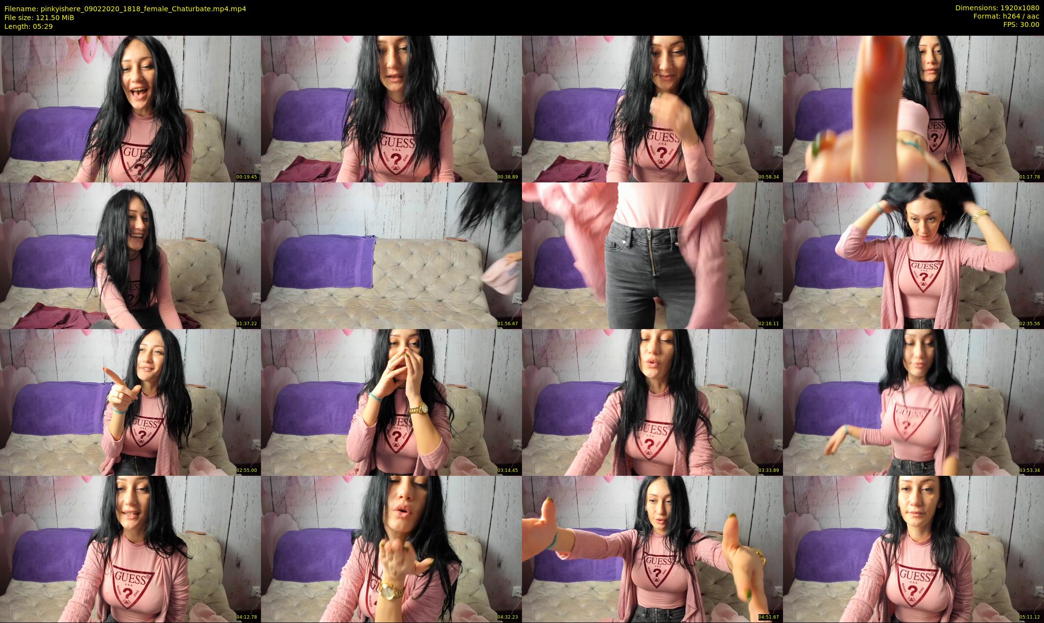 pinkyishere — 6 minute Chaturbate female cam show recording, 1080p, Feb 9, 2020
