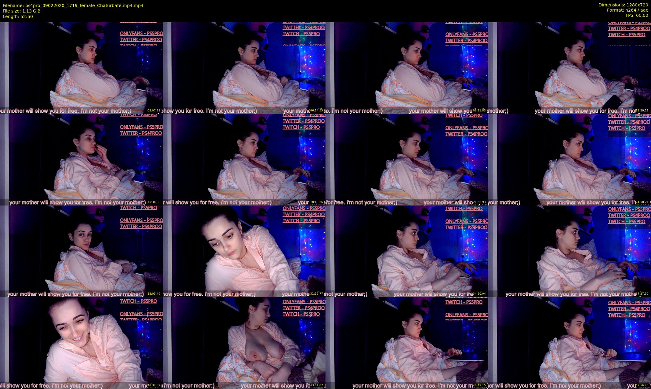 ps4pro — 53 minute Chaturbate female cam show recording, 720p, Feb 9, 2020