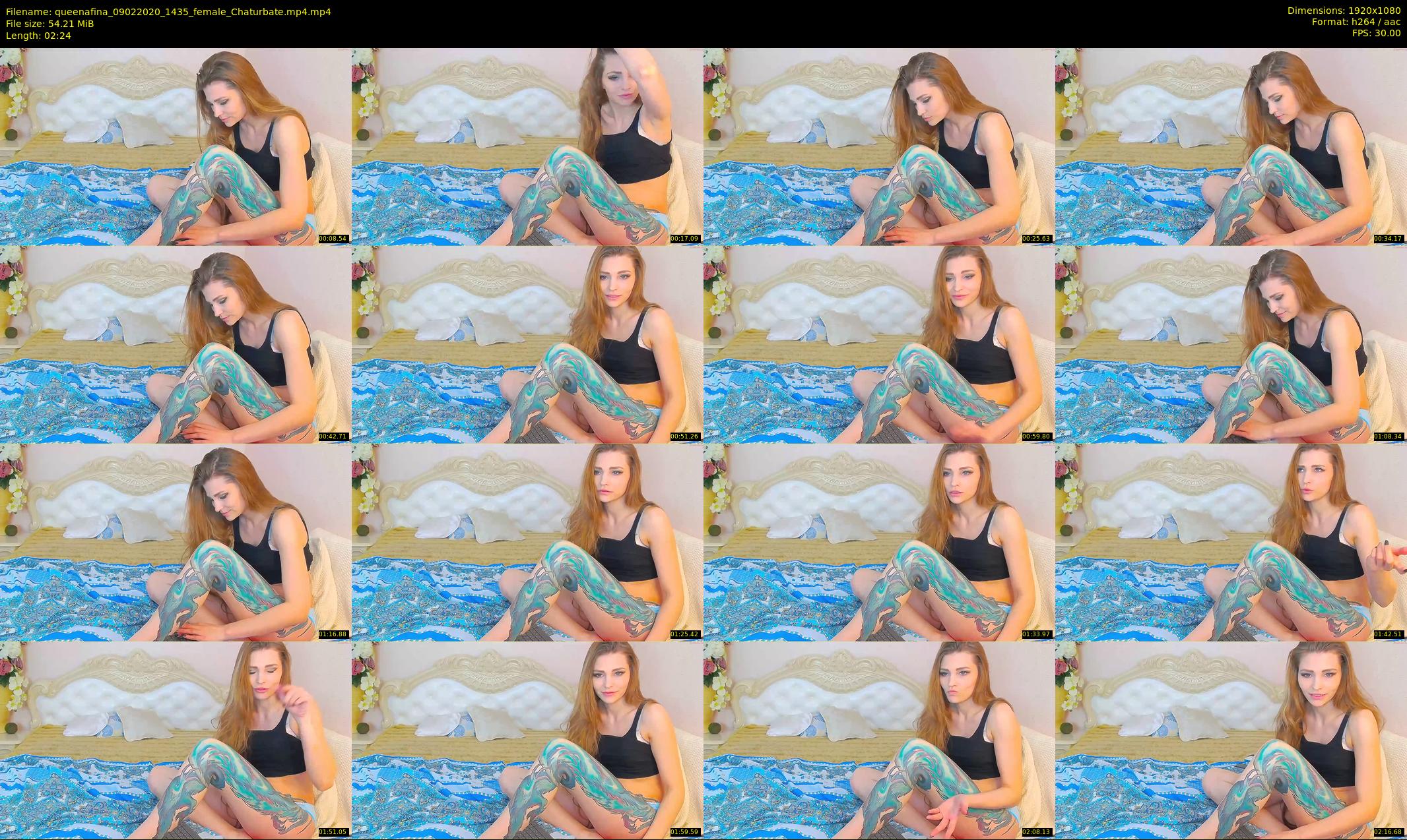 queenafina — 3 minute Chaturbate female cam show recording, 1080p, Feb 9, 2020