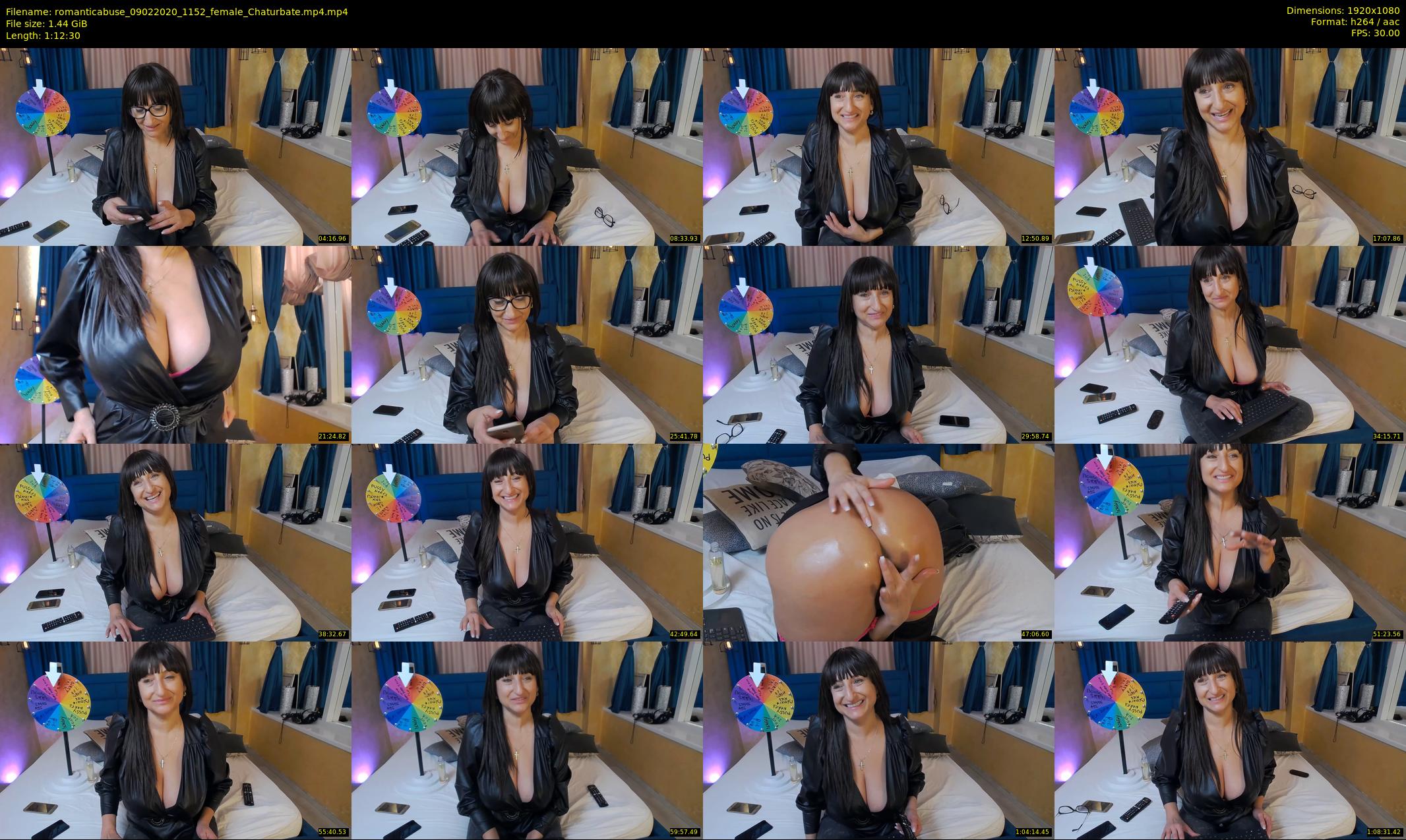 romanticabuse — 73 minute Chaturbate female cam show recording, 1080p, Feb 9, 2020