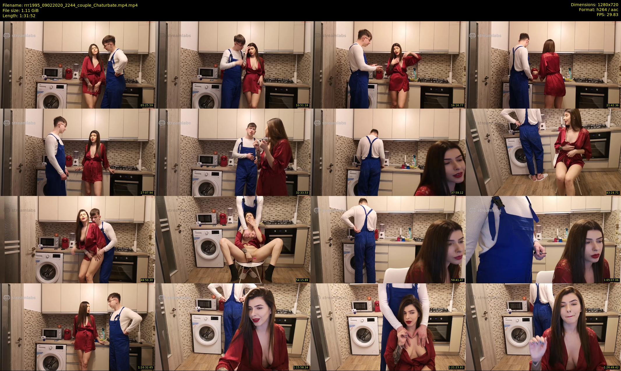 rrr1995 — 92 minute Chaturbate couple cam show recording, 720p, Feb 9, 2020