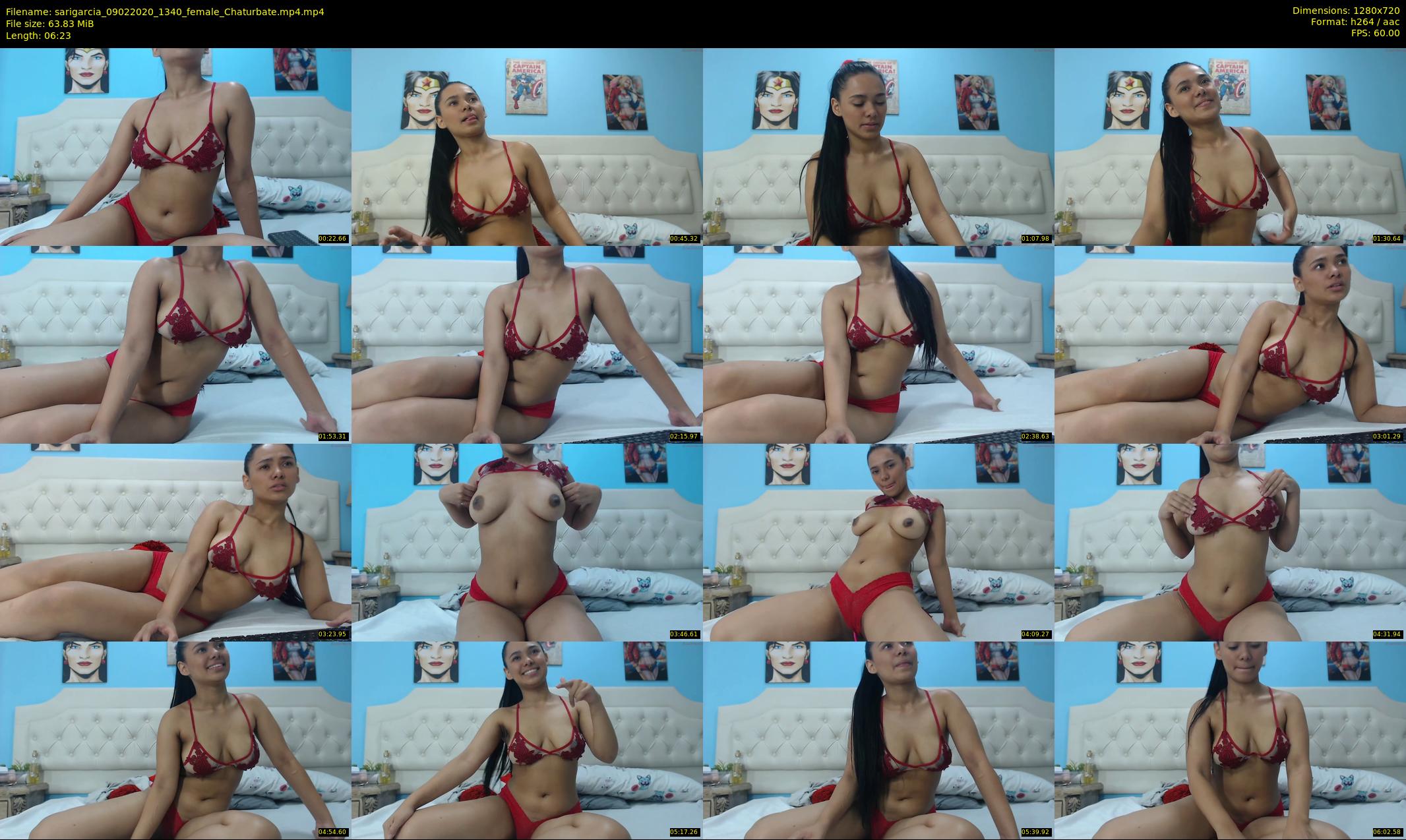 sarigarcia — 7 minute Chaturbate female cam show recording, 720p, Feb 9, 2020