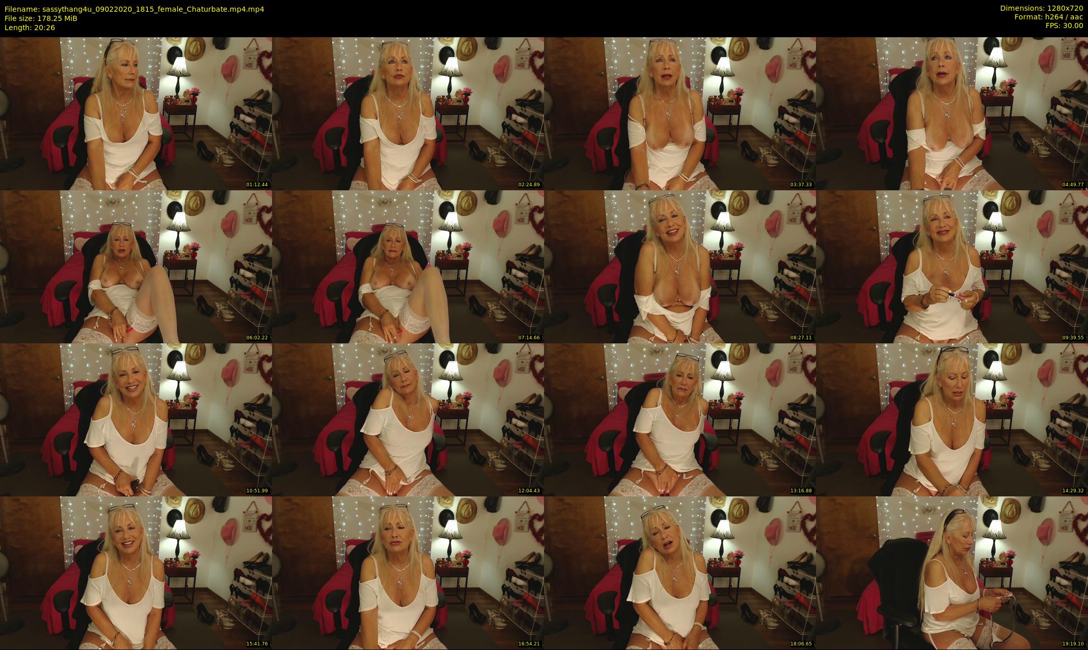 sassythang4u — 21 minute Chaturbate female cam show recording, 720p, Feb 9, 2020