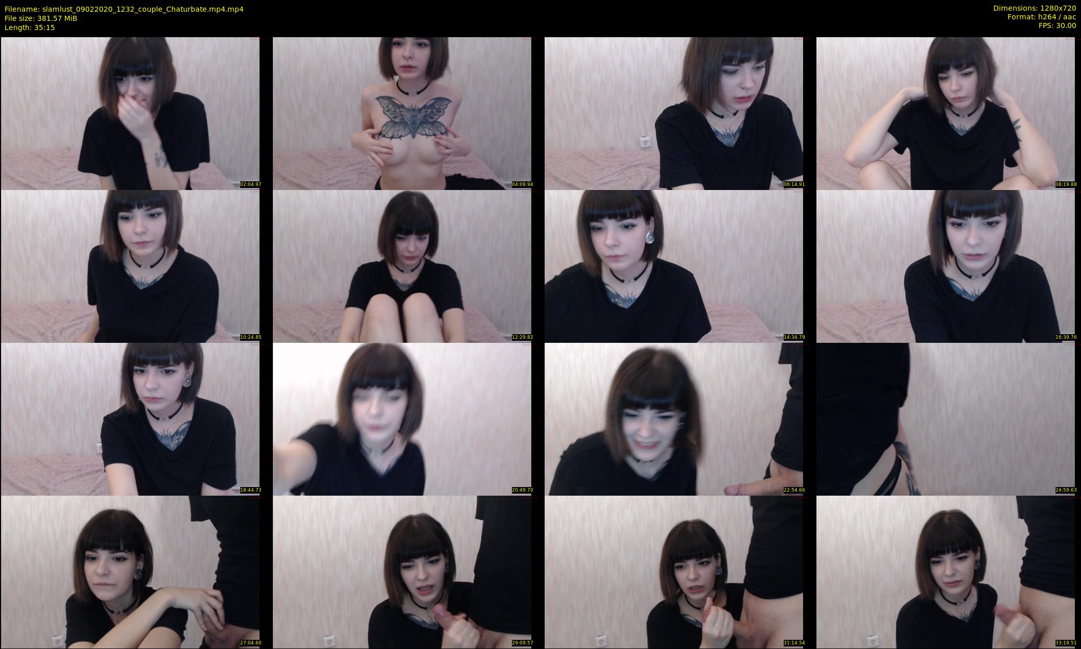 slamlust — 36 minute Chaturbate couple cam show recording, 720p, Feb 9, 2020