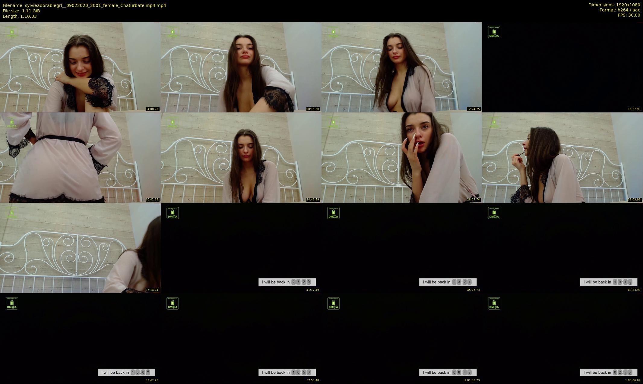 sylvieadorablegrl_ — 71 minute Chaturbate female cam show recording, 1080p, Feb 9, 2020