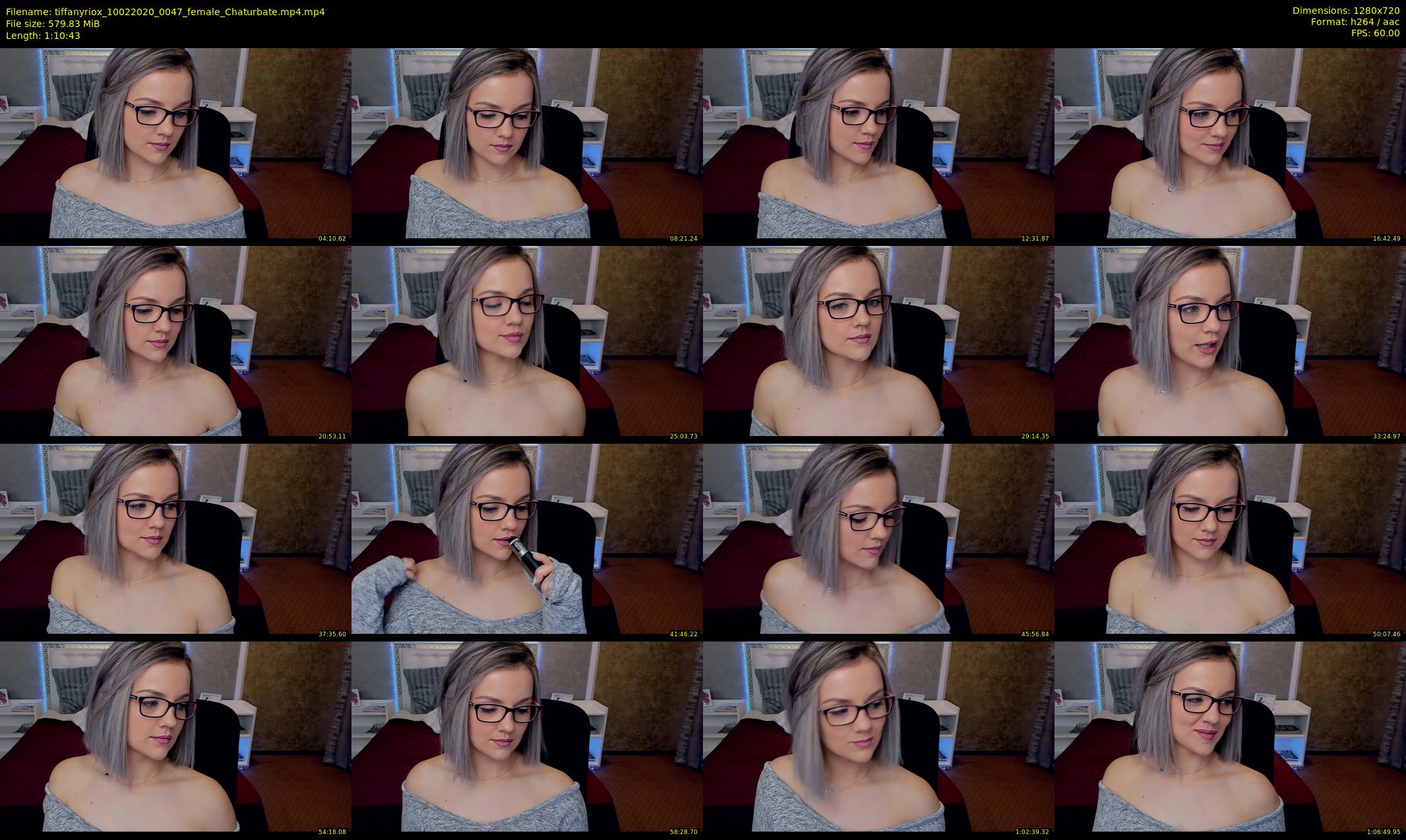 tiffanyriox — 71 minute Chaturbate female cam show recording, 720p, Feb 10, 2020