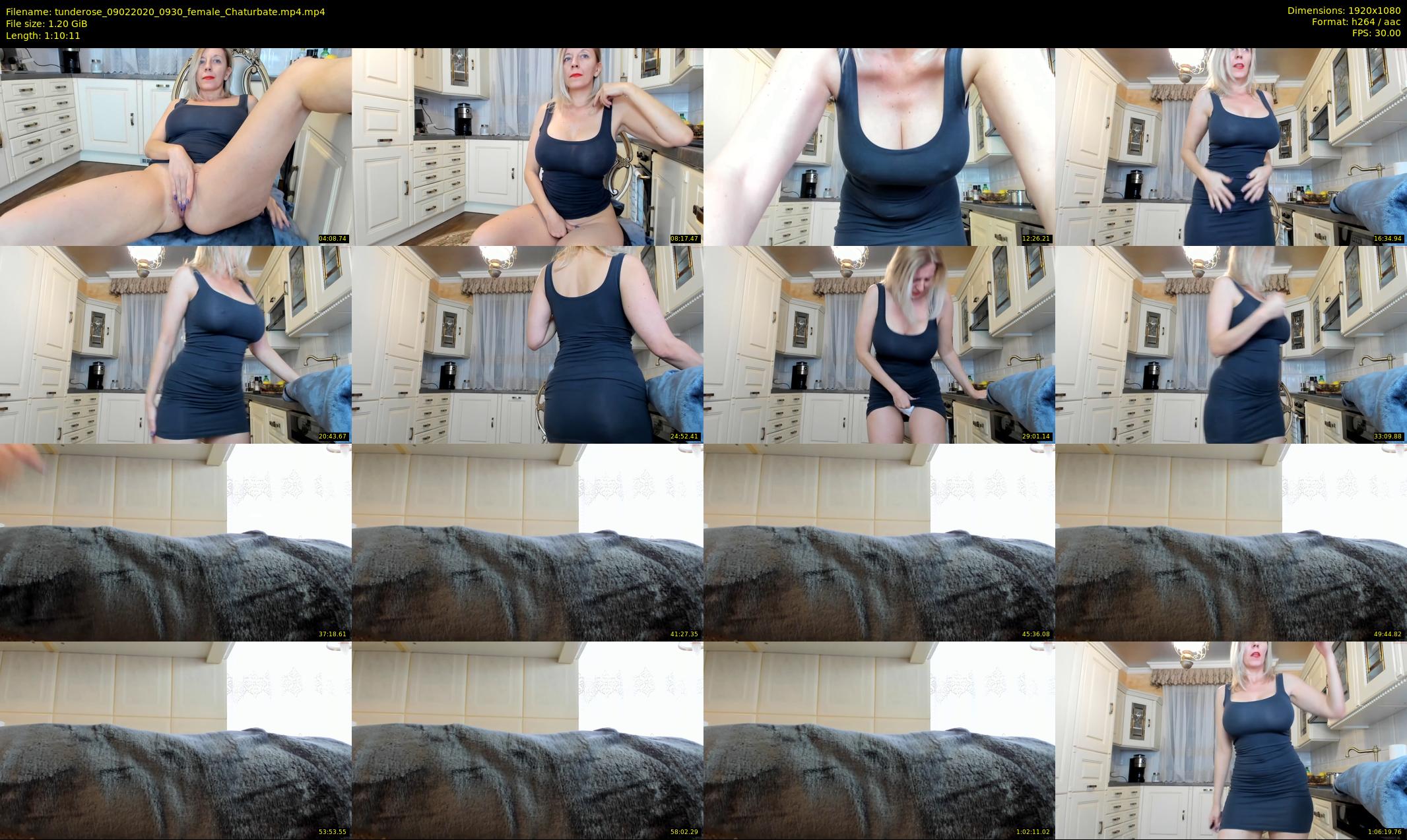 tunderose — 71 minute Chaturbate female cam show recording, 1080p, Feb 9, 2020