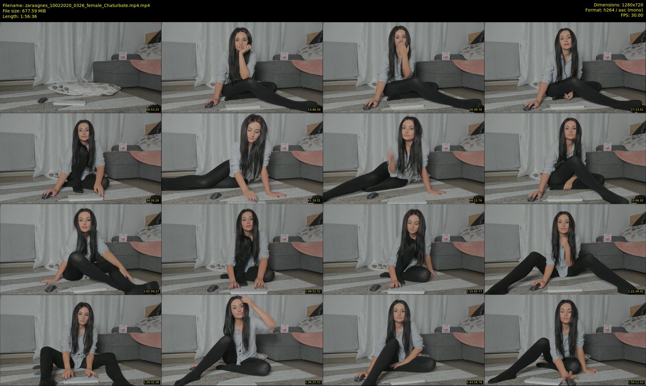 zaraagnes — 117 minute Chaturbate female cam show recording, 720p, Feb 10, 2020
