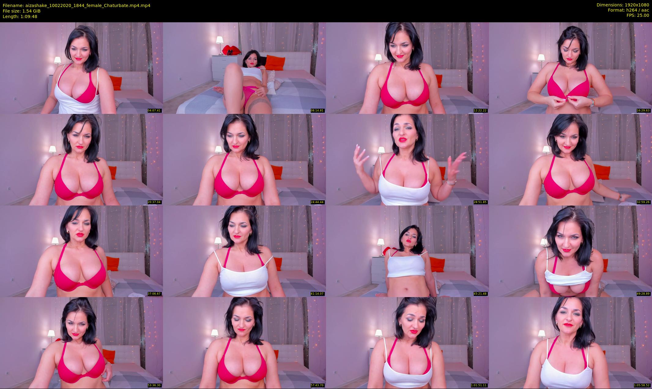 aizashake — 70 minute Chaturbate female cam show recording, 1080p, Feb 10, 2020