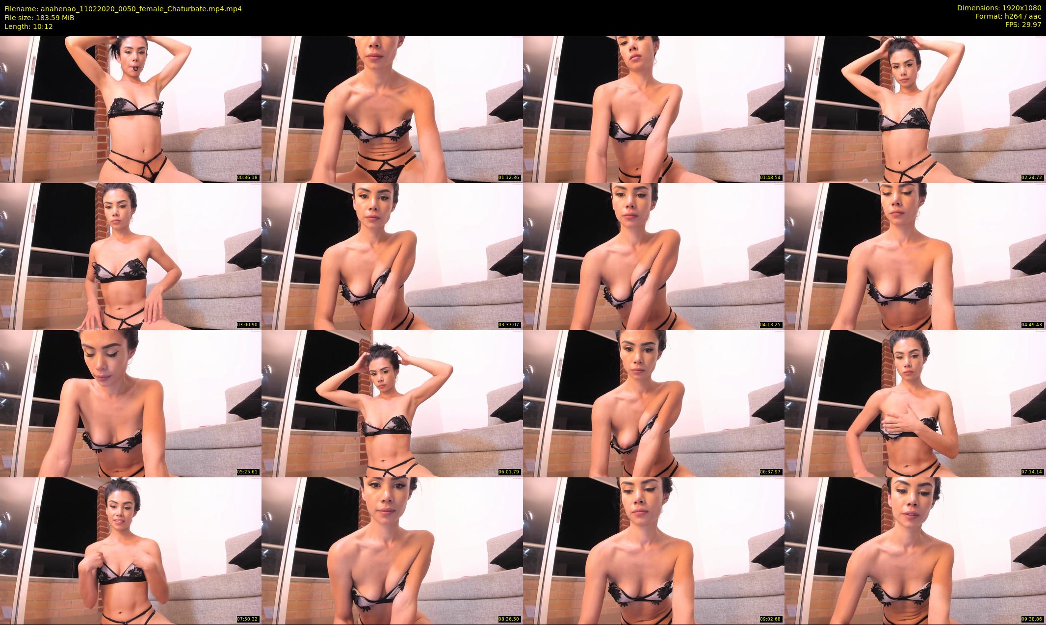 anahenao — 11 minute Chaturbate female cam show recording, 1080p, Feb 11, 2020
