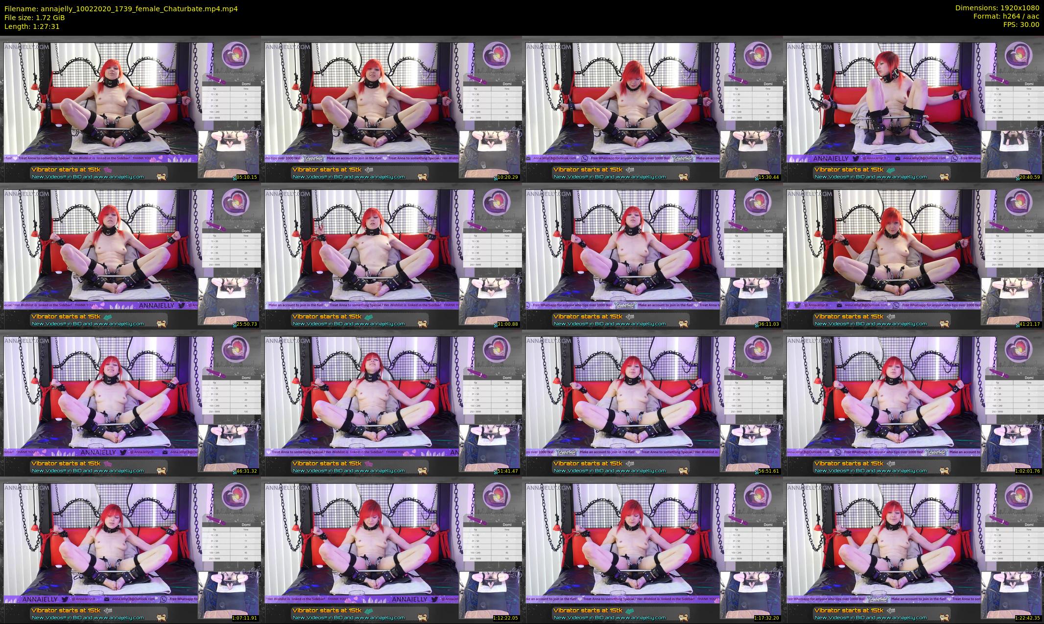 annajelly — 88 minute Chaturbate couple cam show recording, 1080p, Feb 10, 2020