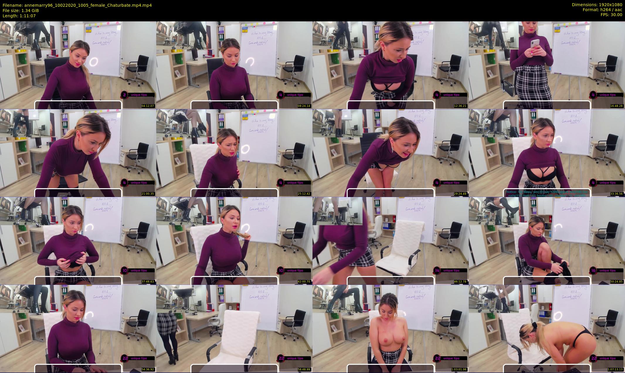 annemarry96 — 72 minute Chaturbate female cam show recording, 1080p, Feb 10, 2020