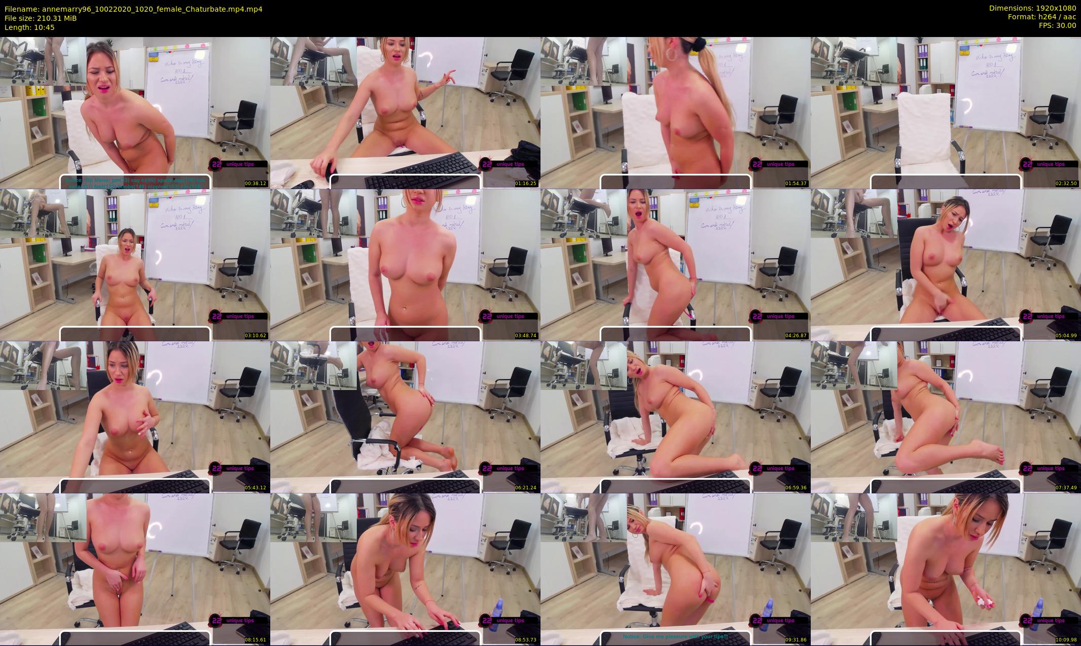 annemarry96 — 11 minute Chaturbate female cam show recording, 1080p, Feb 10, 2020