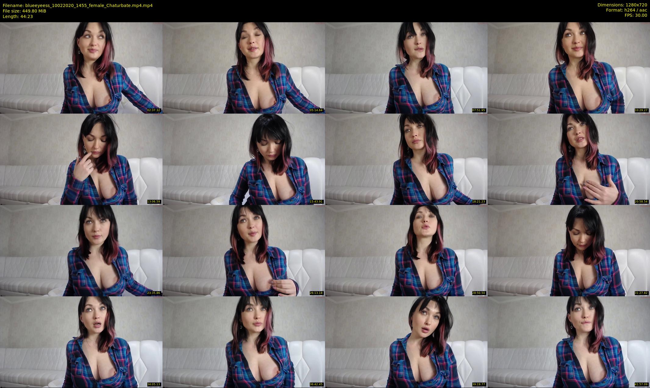 blueeyeess — 45 minute Chaturbate female cam show recording, 720p, Feb 10, 2020