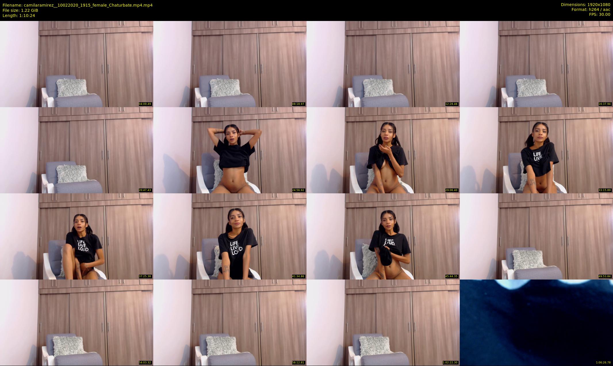 camilaramirez_ — 71 minute Chaturbate female cam show recording, 1080p, Feb 10, 2020