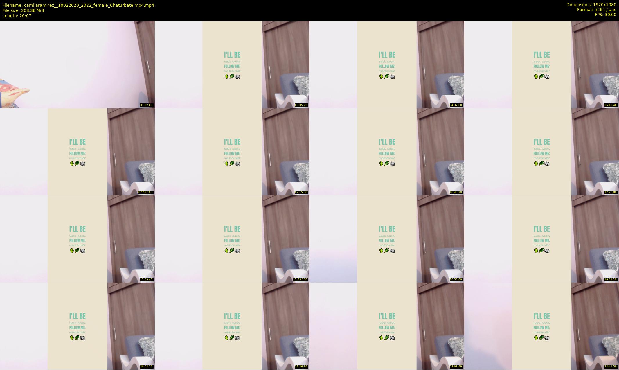 camilaramirez_ — 27 minute Chaturbate female cam show recording, 1080p, Feb 10, 2020