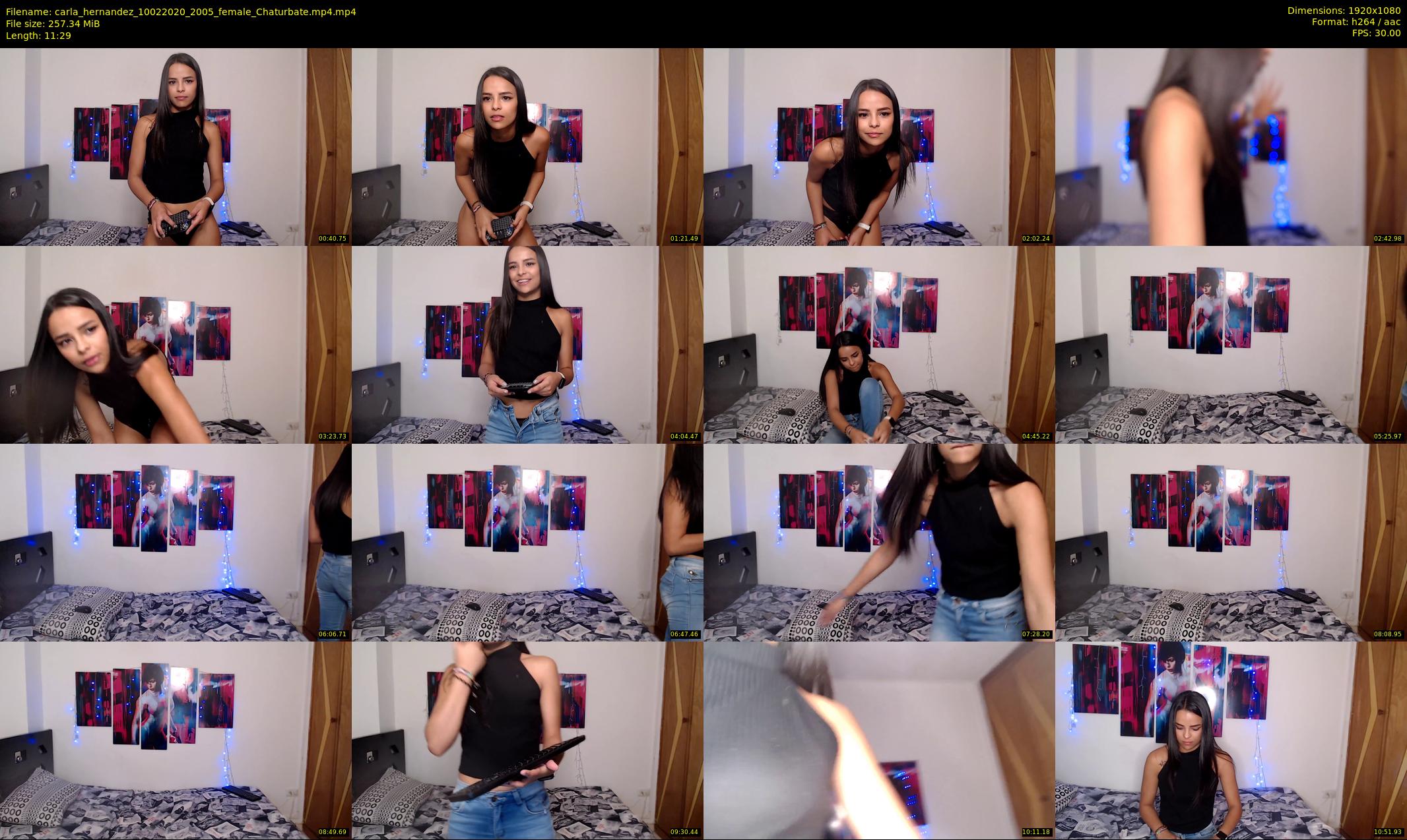 carla_hernandez — 12 minute Chaturbate female cam show recording, 1080p, Feb 10, 2020