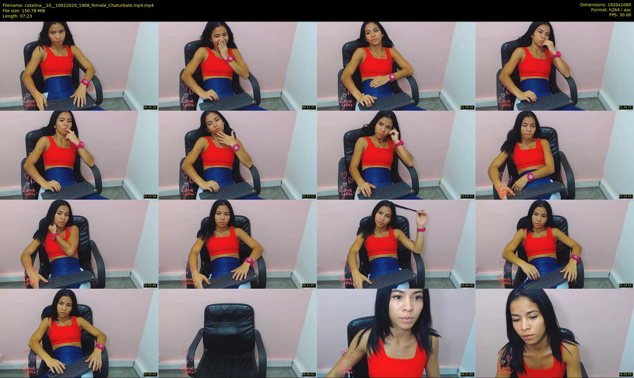 catalina__10_ — 8 minute Chaturbate female cam show recording, 1080p, Feb 10, 2020