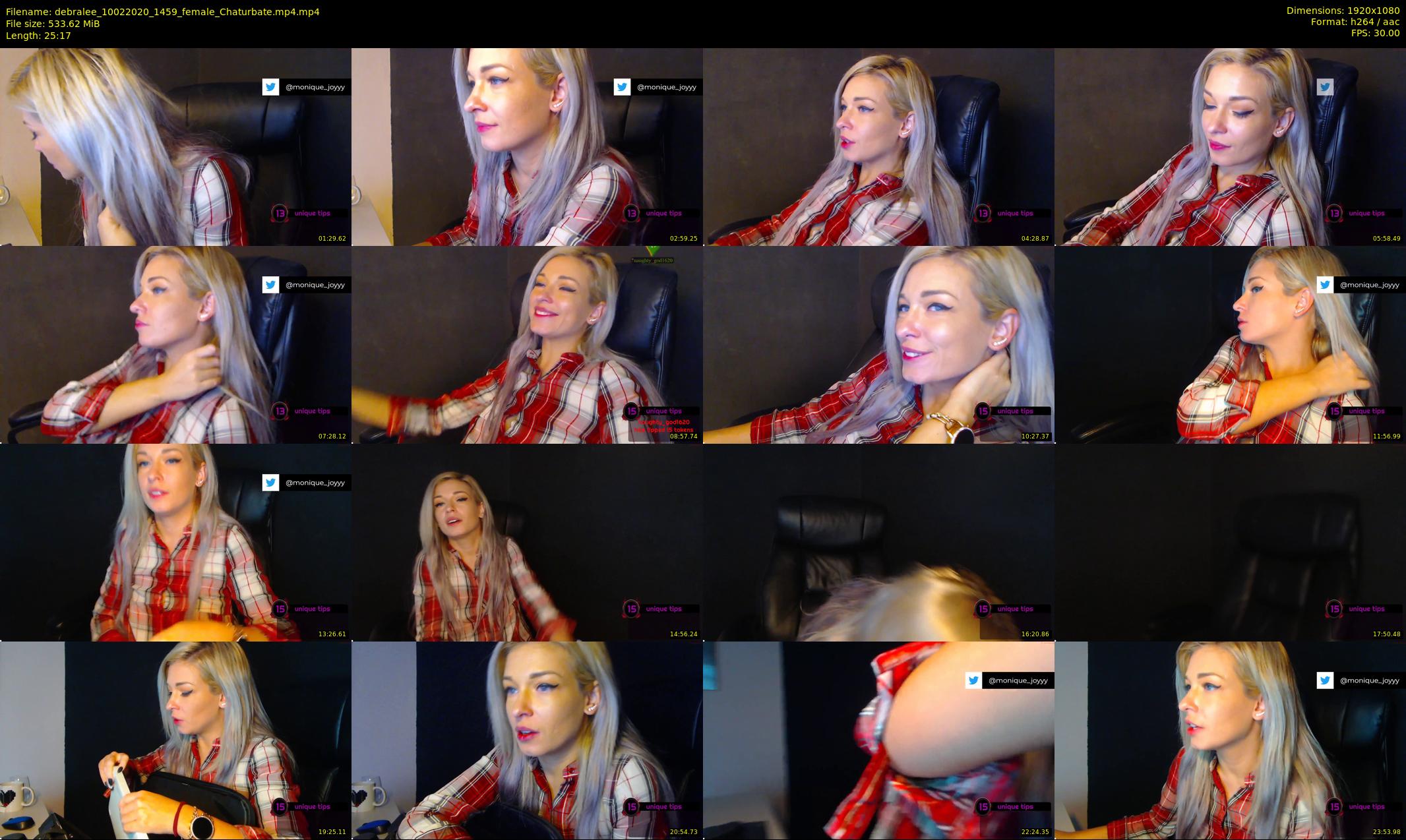 debralee — 26 minute Chaturbate female cam show recording, 1080p, Feb 10, 2020