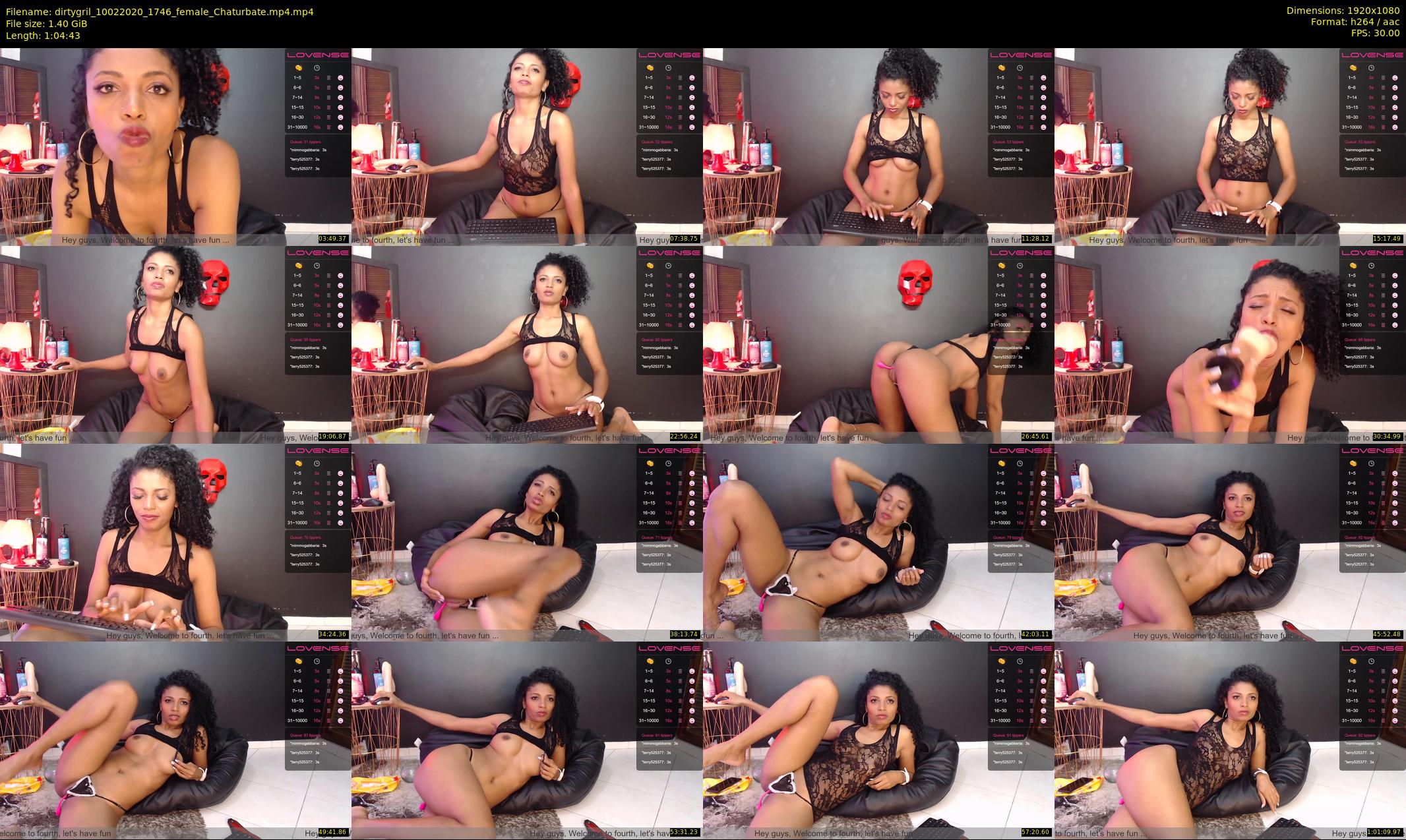 dirtygril — 65 minute Chaturbate female cam show recording, 1080p, Feb 10, 2020