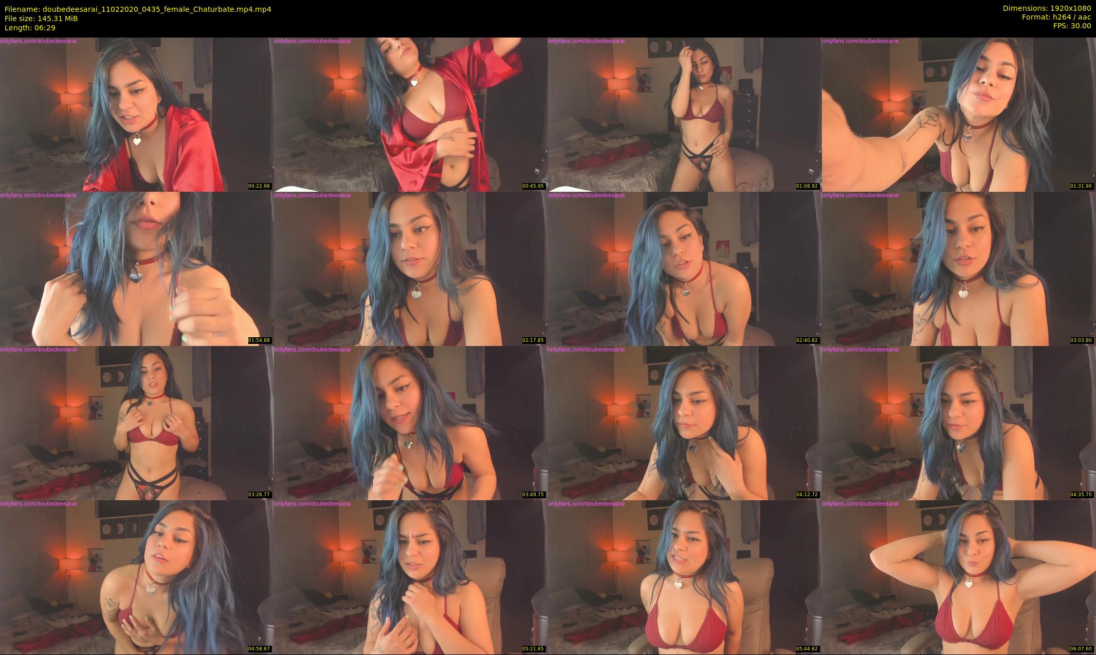 doubedeesarai — 7 minute Chaturbate female cam show recording, 1080p, Feb 11, 2020