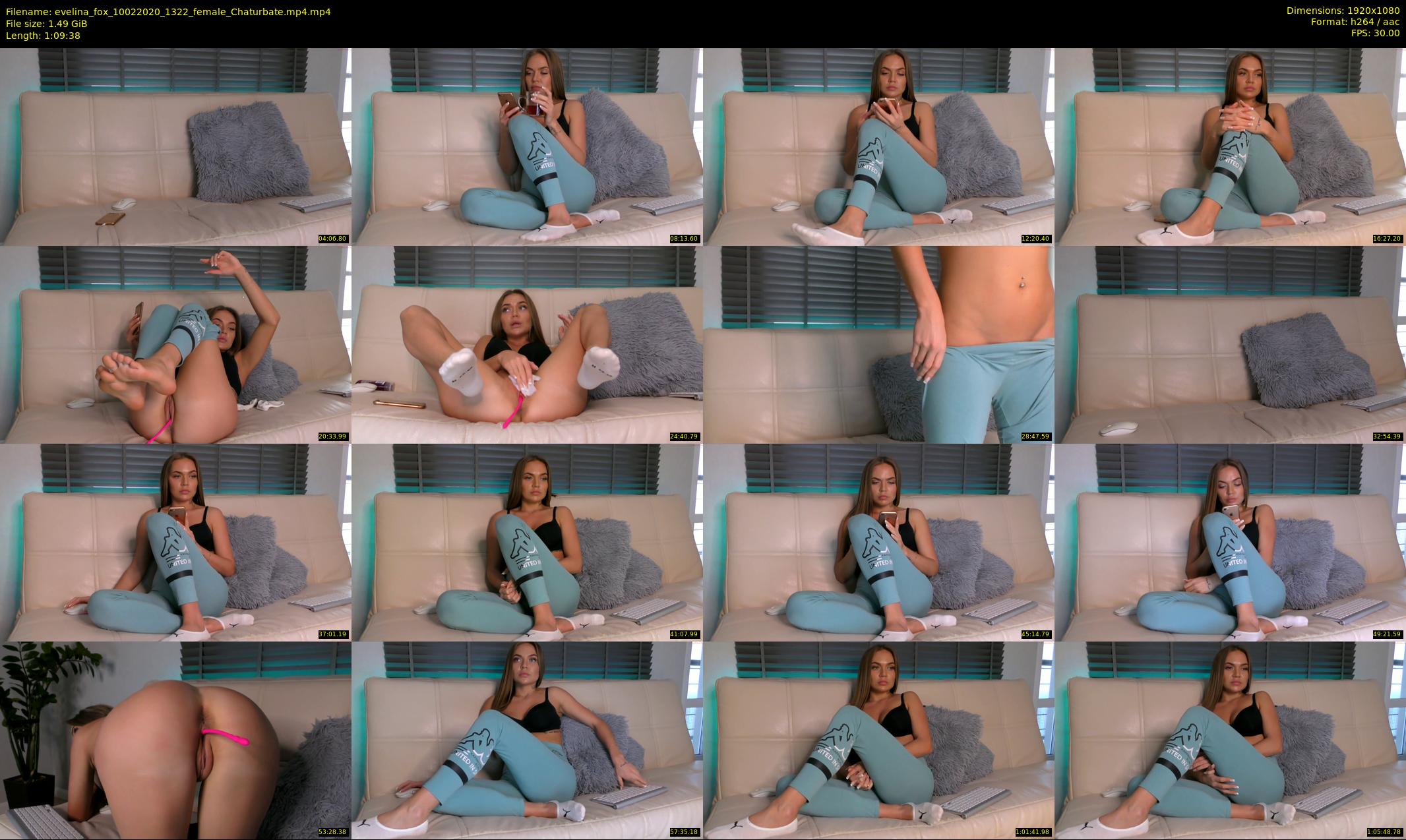 evelina_fox — 70 minute Chaturbate female cam show recording, 1080p, Feb 10, 2020