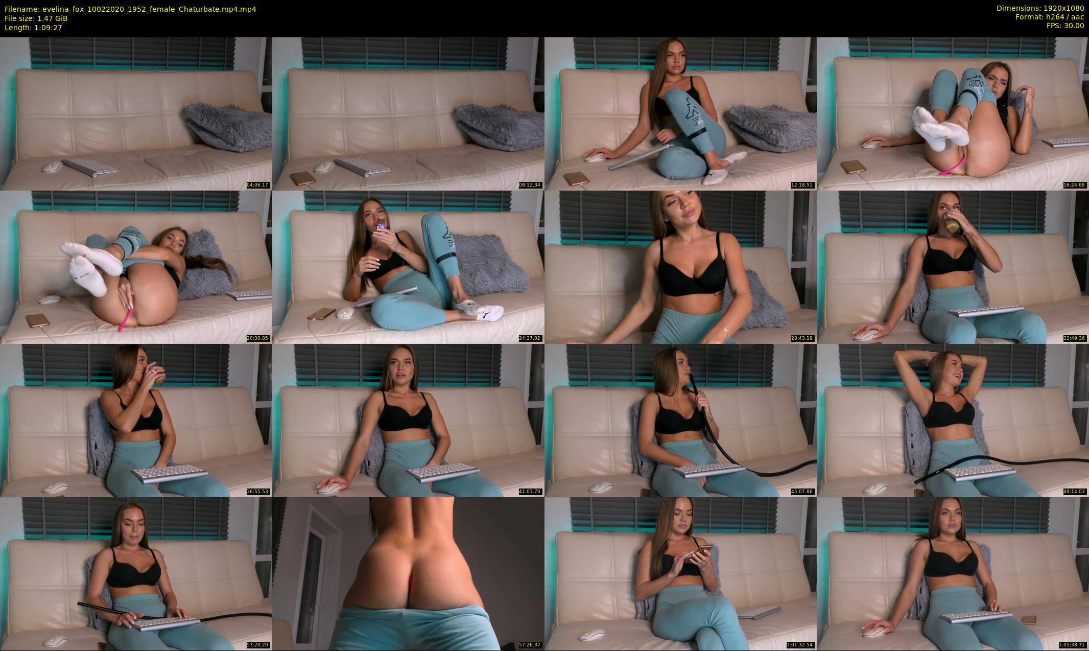 evelina_fox — 70 minute Chaturbate female cam show recording, 1080p, Feb 10, 2020