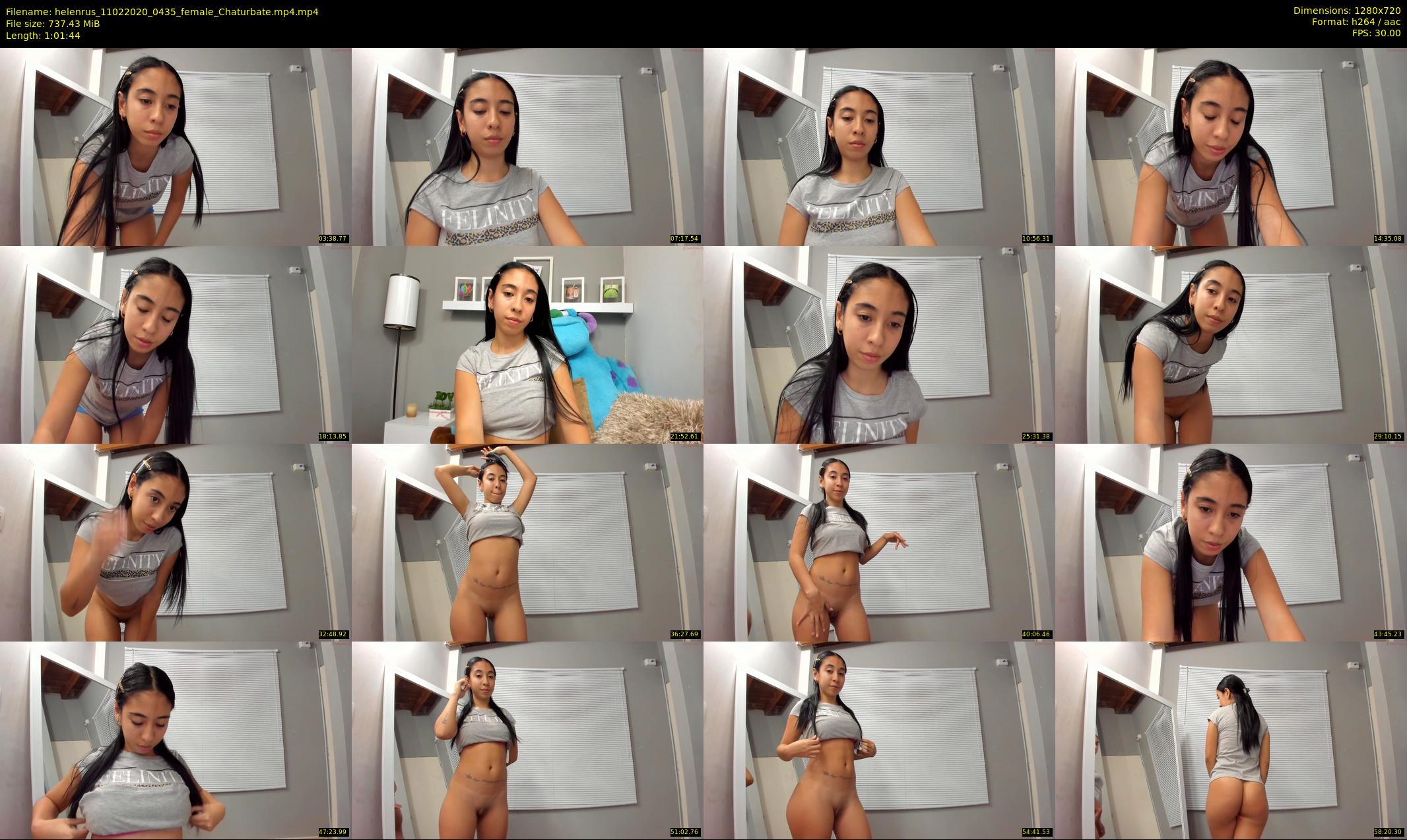 helenrus — 62 minute Chaturbate female cam show recording, 720p, Feb 11, 2020