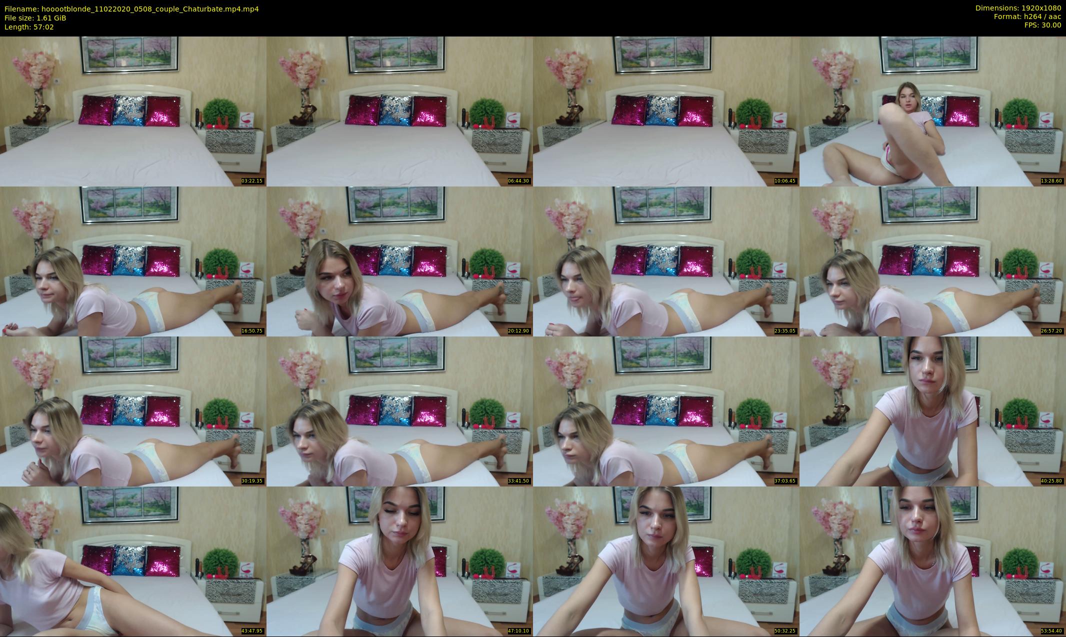 hooootblonde — 58 minute Chaturbate female cam show recording, 1080p, Feb 11, 2020