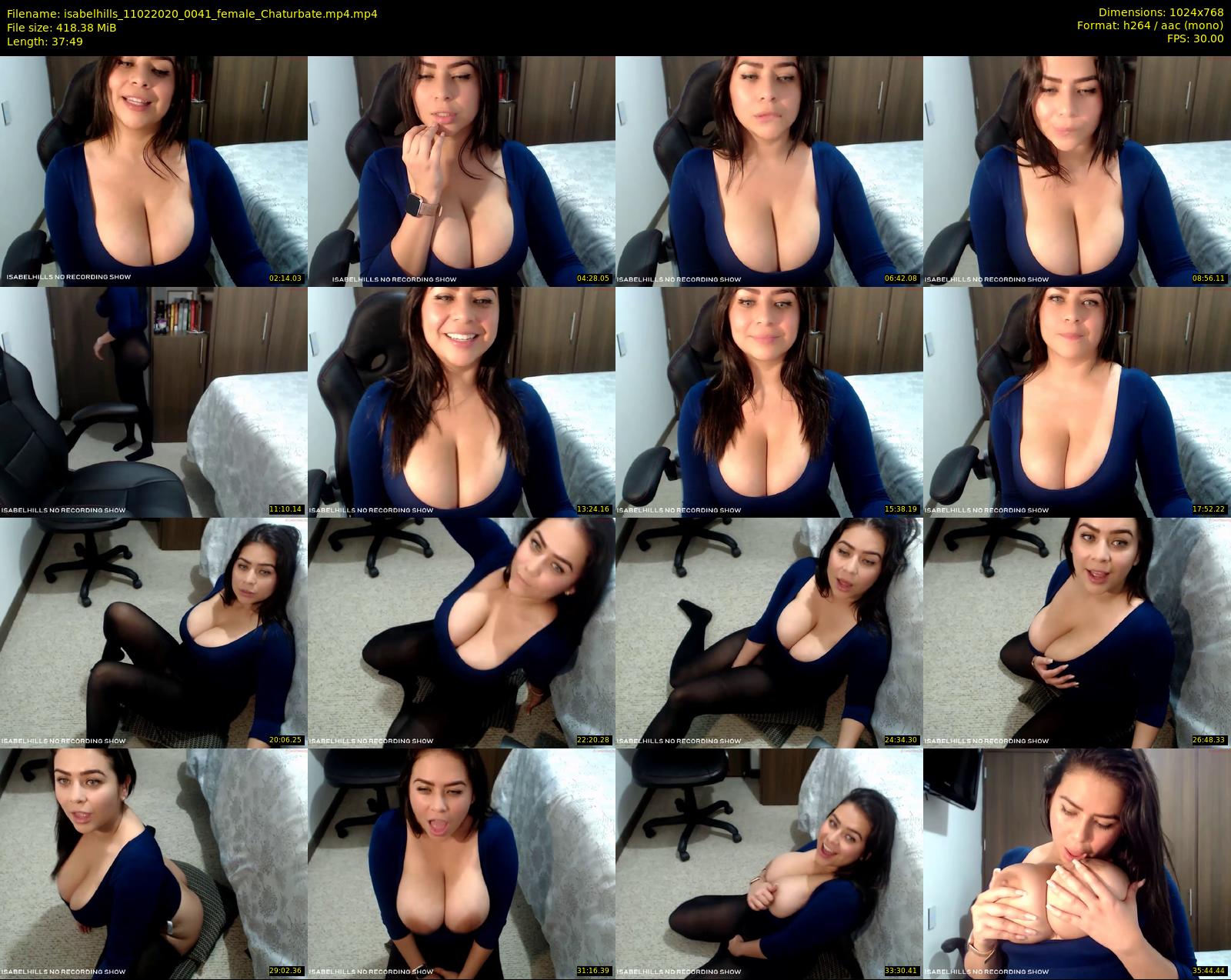 isabelhills — 38 minute Chaturbate female cam show recording, 720p, Feb 11, 2020