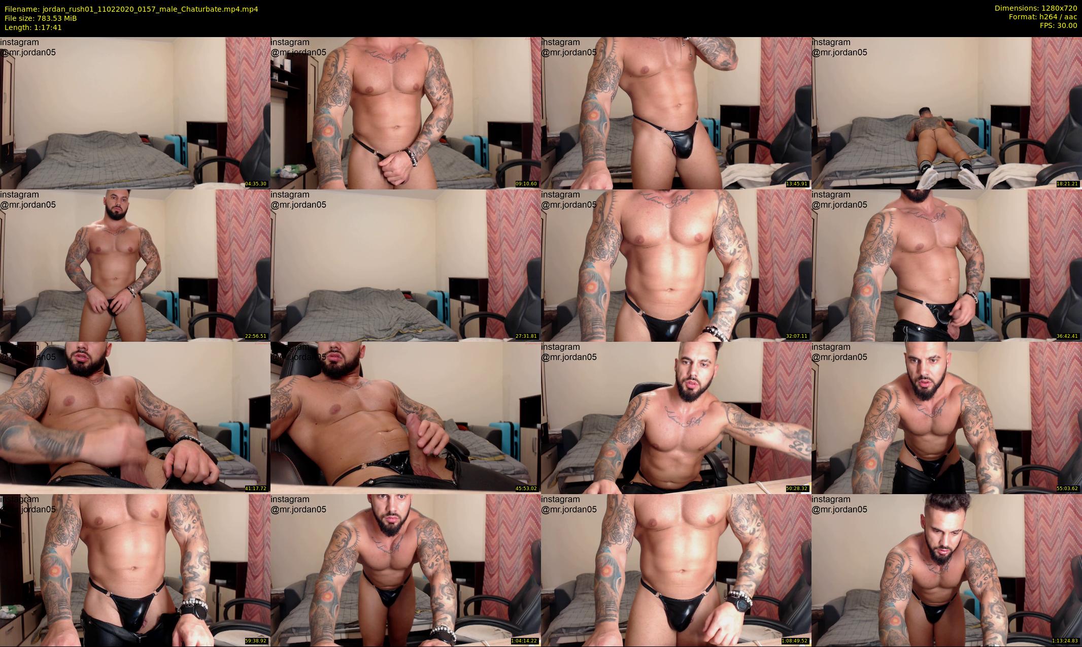 jordan_rush01 — 78 minute Chaturbate male cam show recording, 720p, Feb 11, 2020