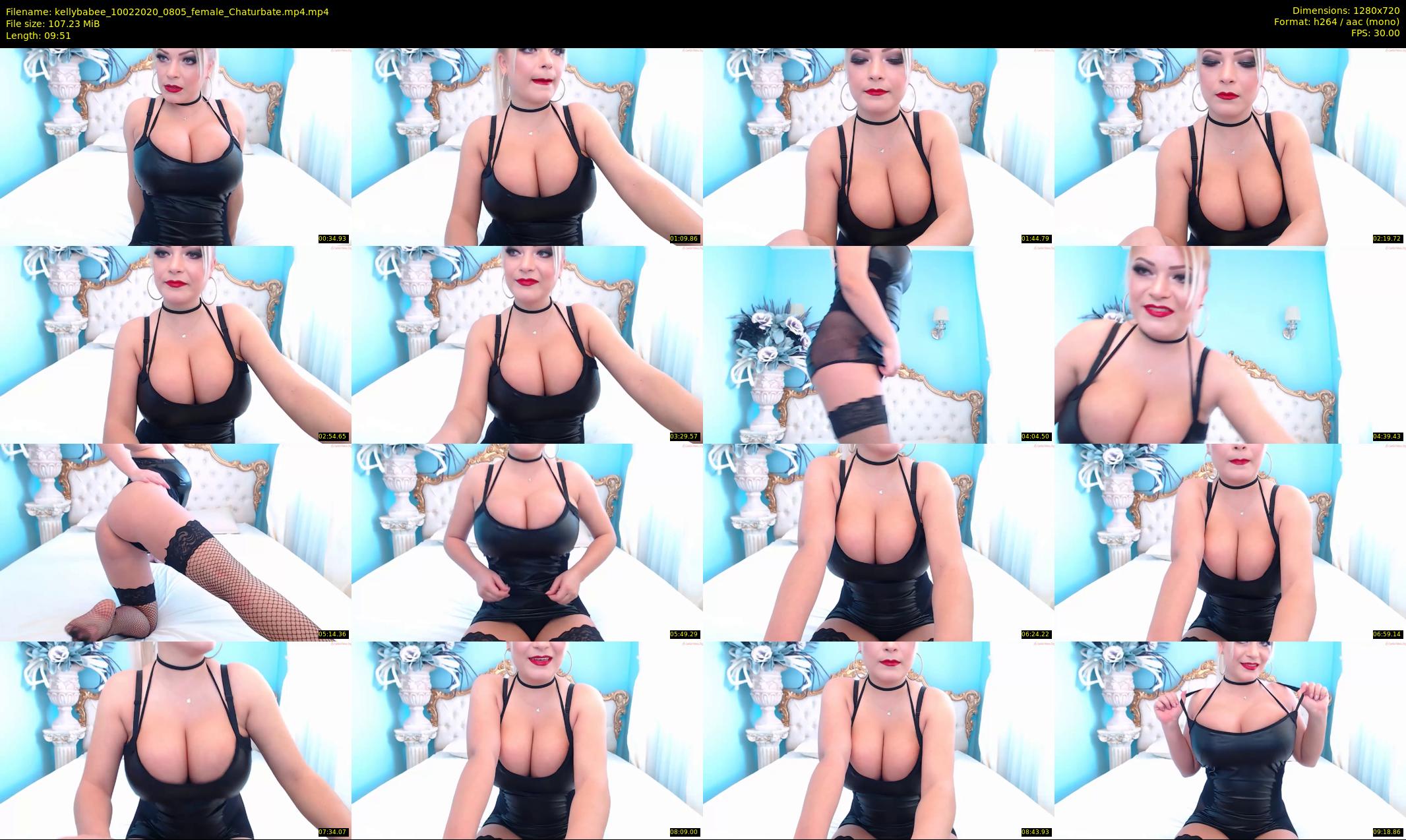 kellybabee — 10 minute Chaturbate female cam show recording, 720p, Feb 10, 2020