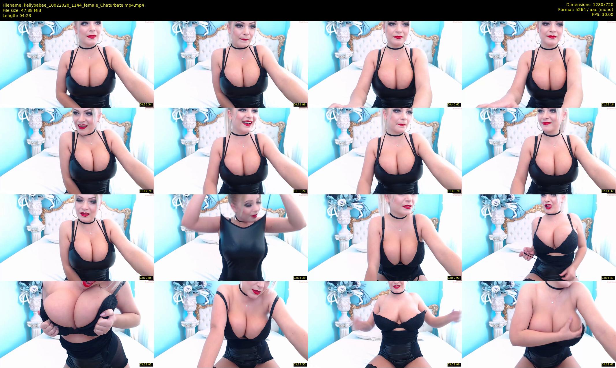 kellybabee — 5 minute Chaturbate female cam show recording, 720p, Feb 10, 2020