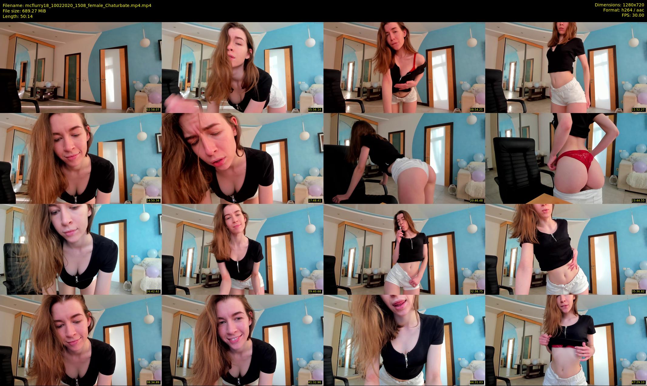 mcflurry18 — 51 minute Chaturbate female cam show recording, 720p, Feb 10, 2020