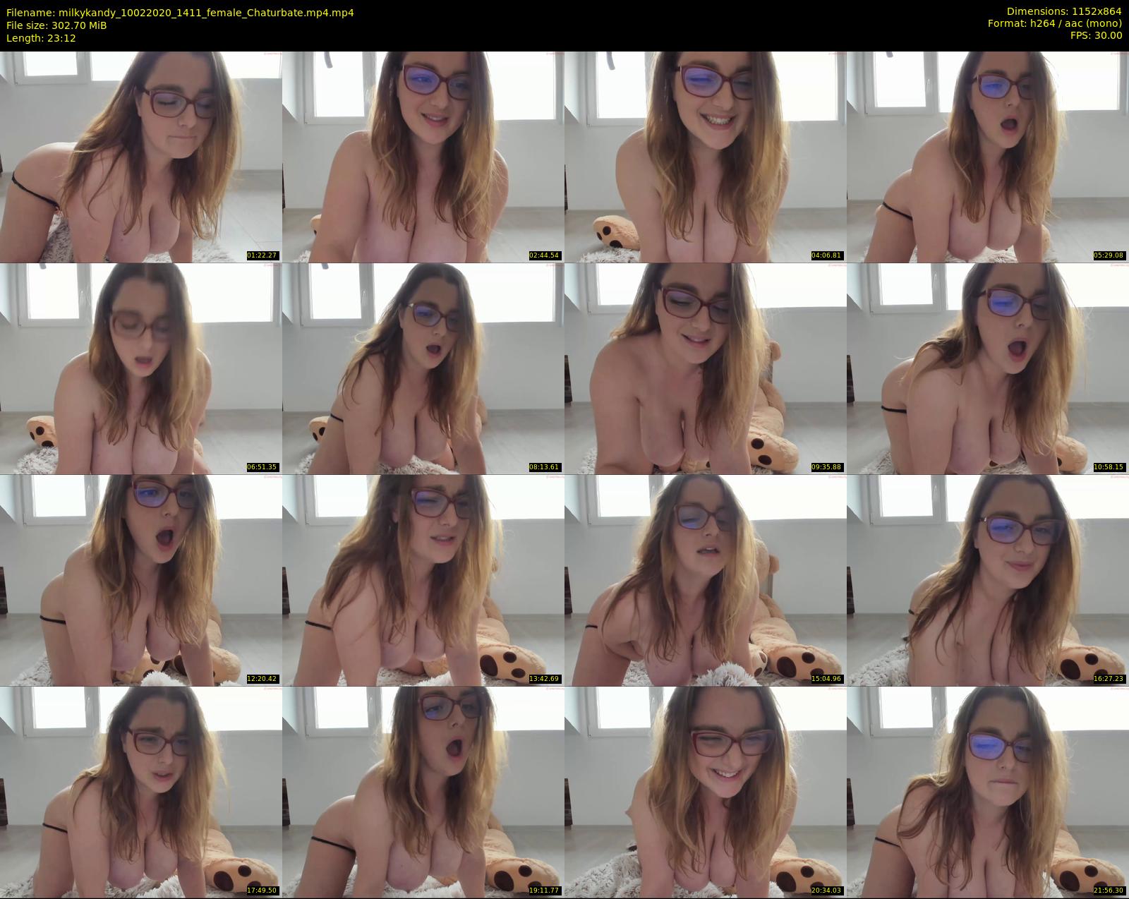 milkykandy — 24 minute Chaturbate female cam show recording, 720p, Feb 10, 2020